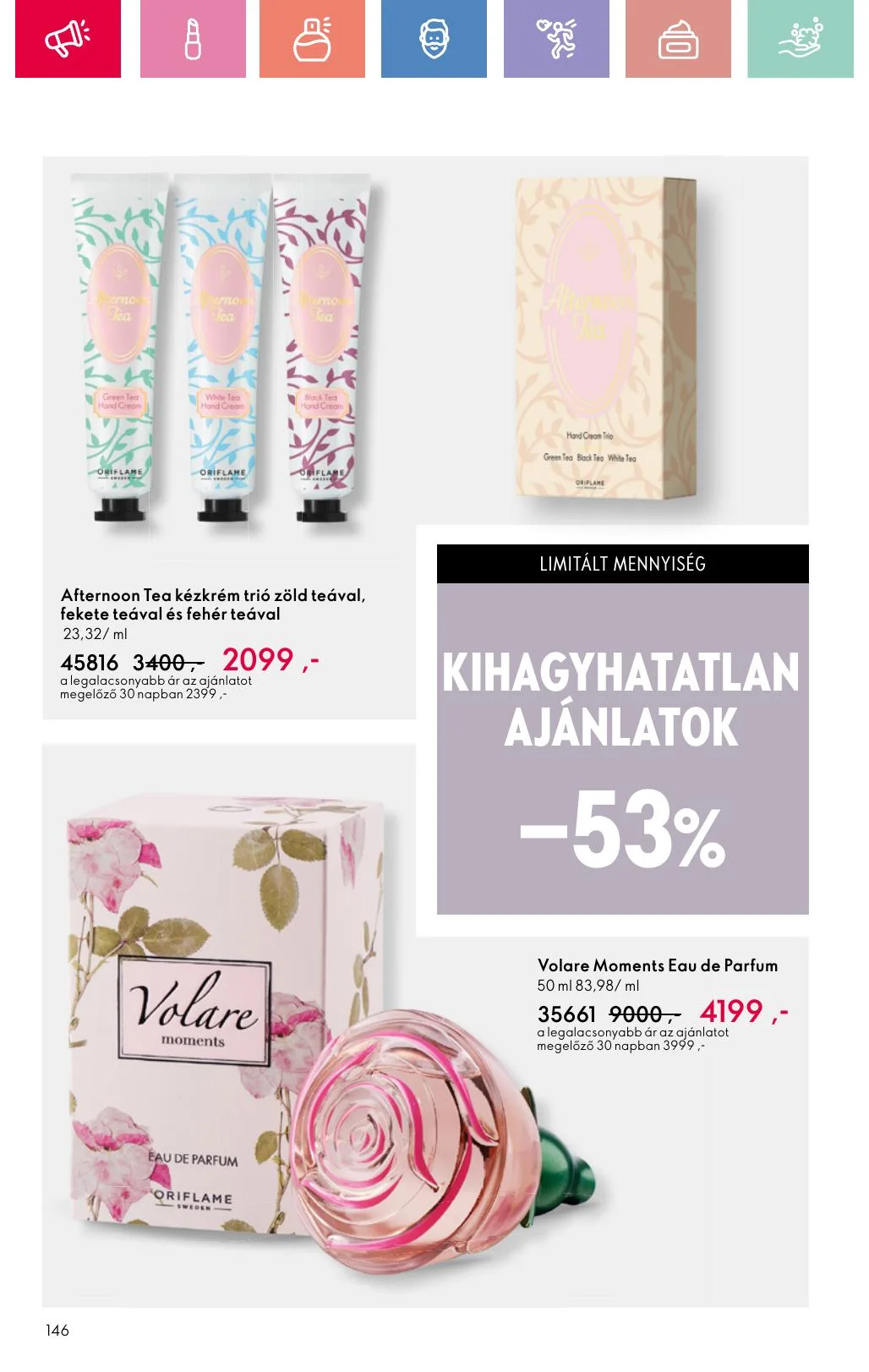 Oriflame akciós újság 07.06–07.26 – 146. oldal