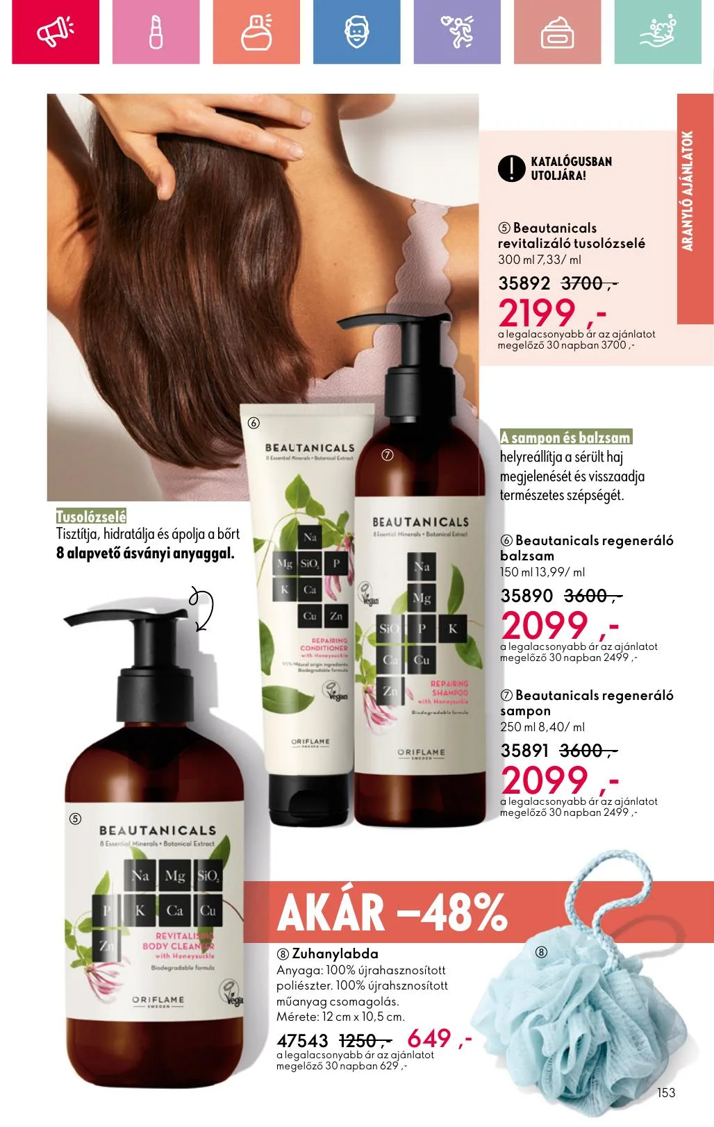 Oriflame akciós újság 07.06–07.26 – 153. oldal
