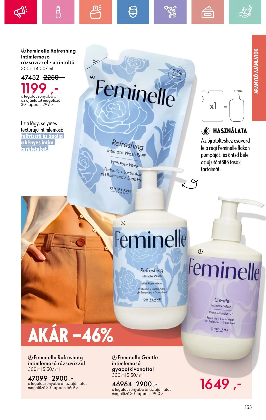 Oriflame akciós újság 07.06–07.26 – 155. oldal