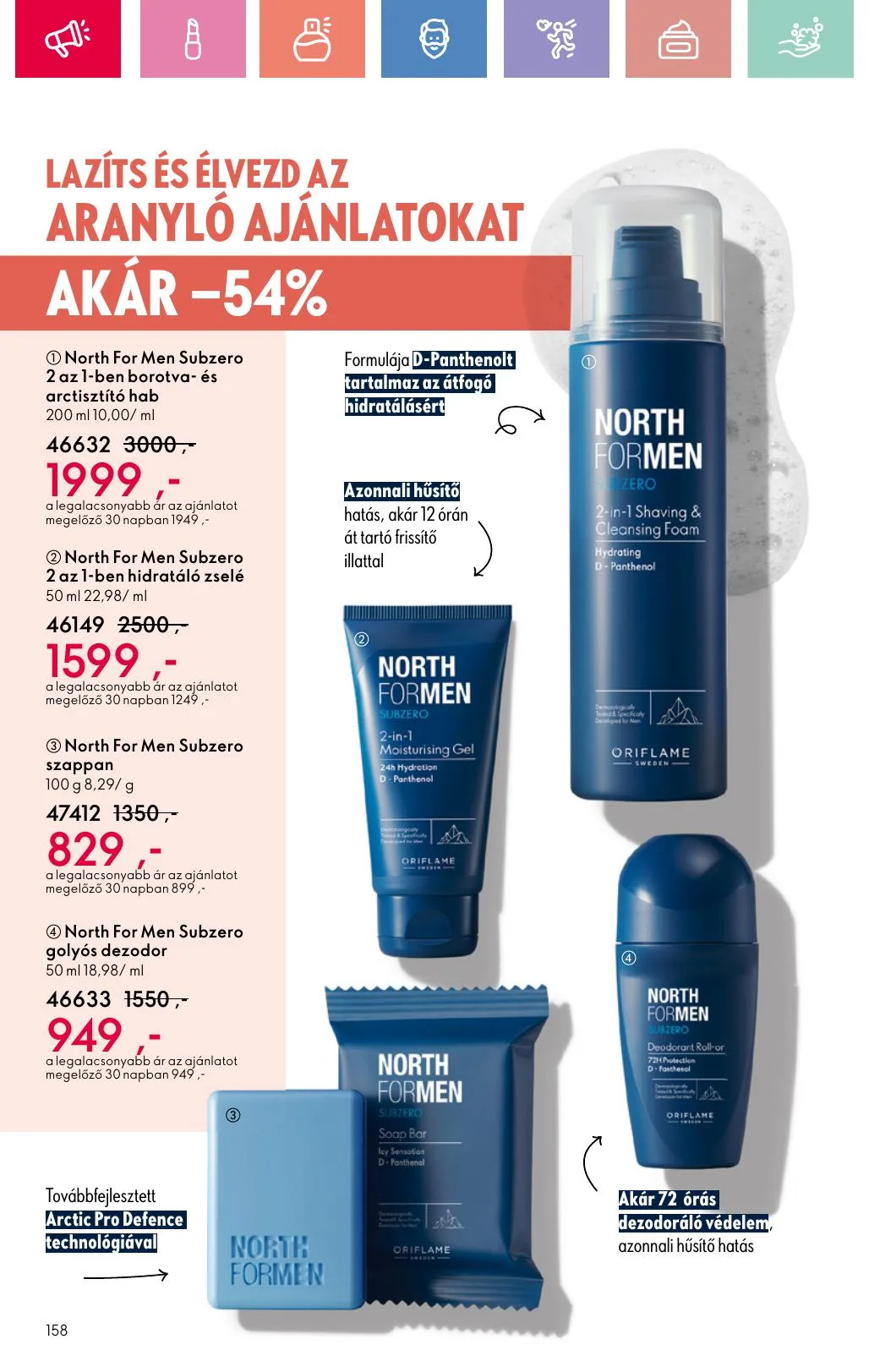 Oriflame akciós újság 07.06–07.26 – 158. oldal