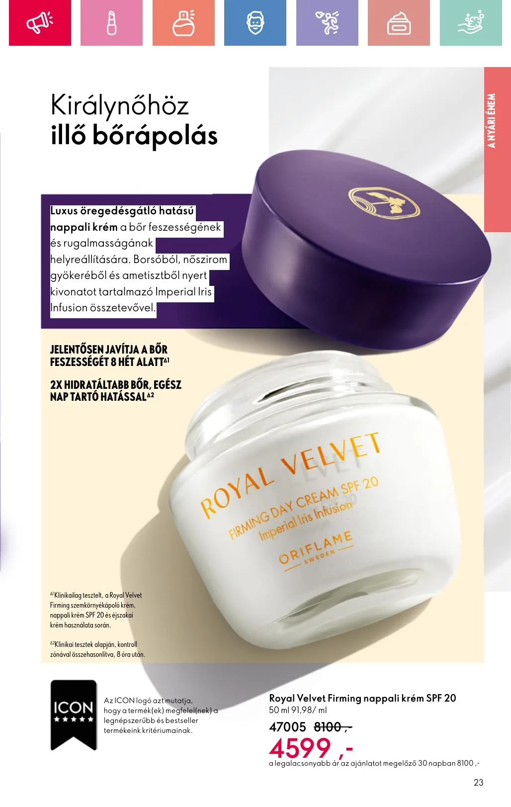 Oriflame akciós újság 07.06–07.26 – 23. oldal
