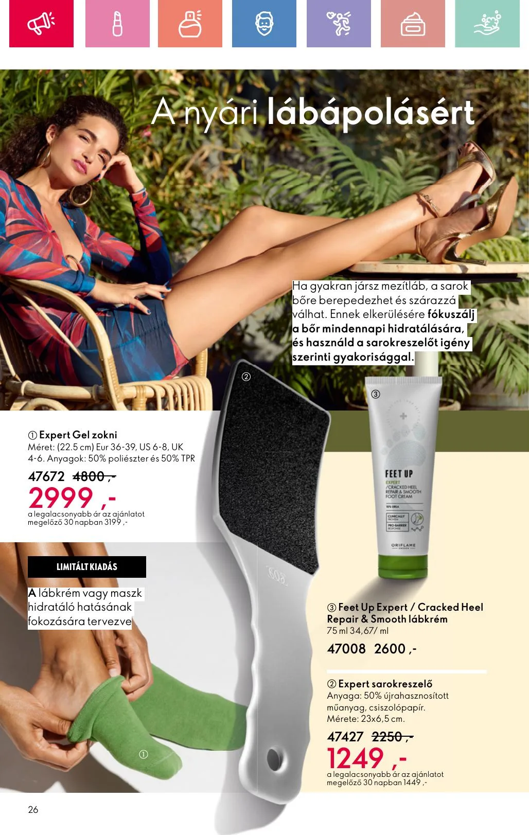 Oriflame akciós újság 07.06–07.26 – 26. oldal