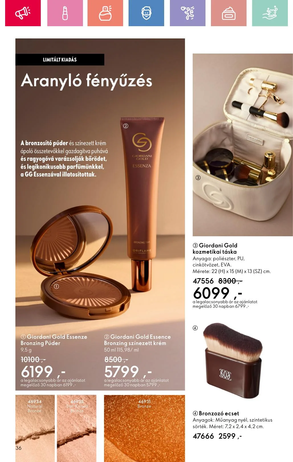 Oriflame akciós újság 07.06–07.26 – 36. oldal