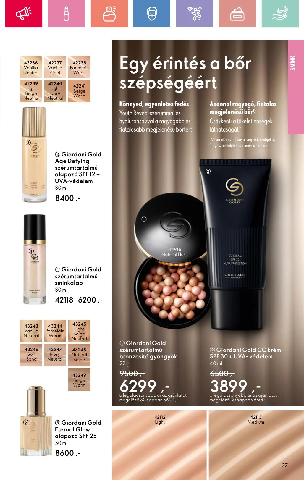 Oriflame akciós újság 07.06–07.26 – 37. oldal