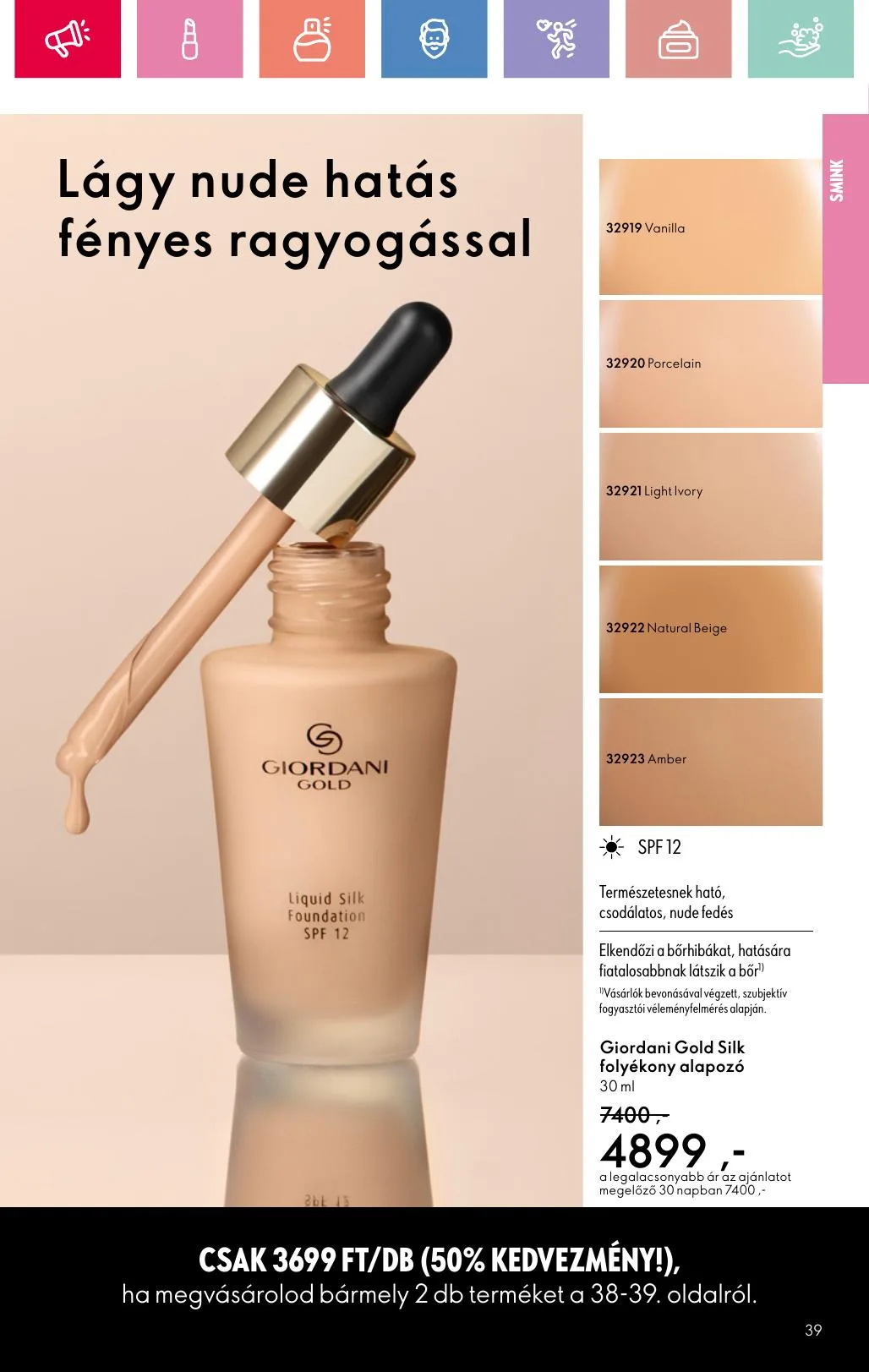 Oriflame akciós újság 07.06–07.26 – 39. oldal