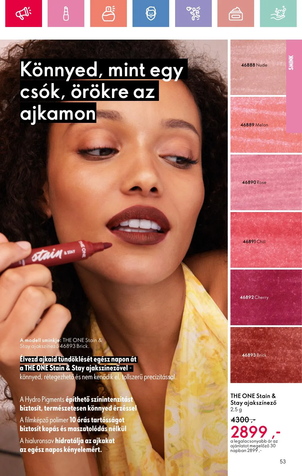 Oriflame akciós újság 07.06–07.26 – 53. oldal