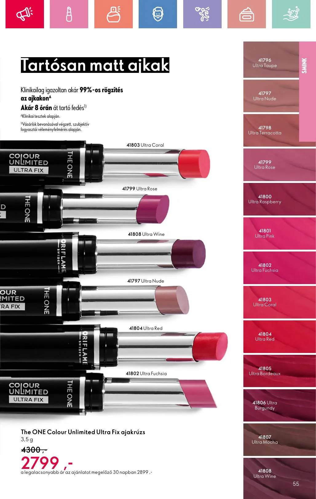 Oriflame akciós újság 07.06–07.26 – 55. oldal