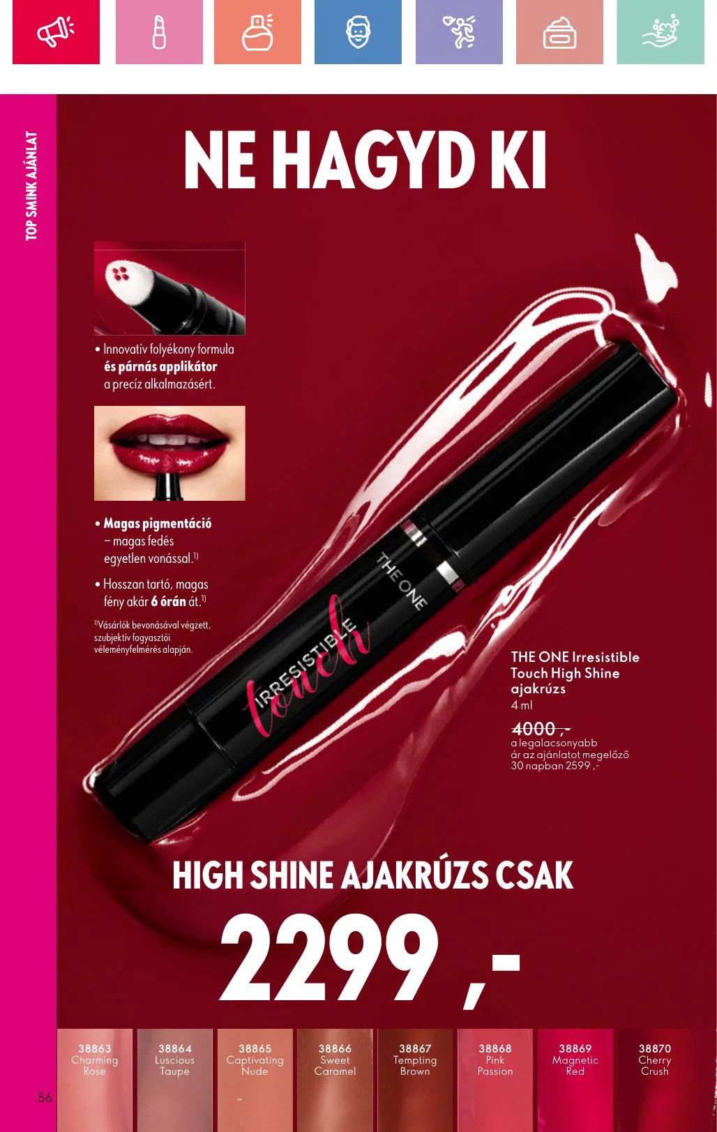 Oriflame akciós újság 07.06–07.26 – 56. oldal