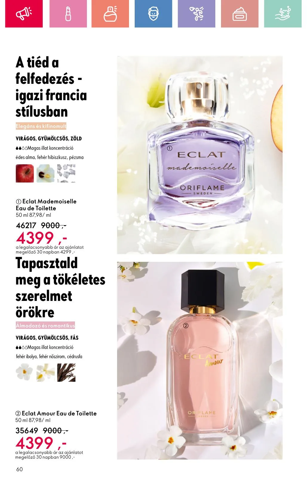 Oriflame akciós újság 07.06–07.26 – 60. oldal