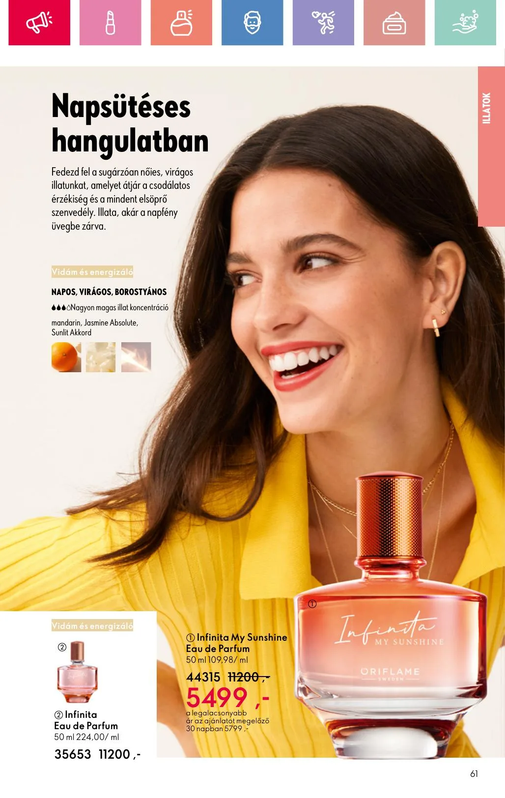 Oriflame akciós újság 07.06–07.26 – 61. oldal