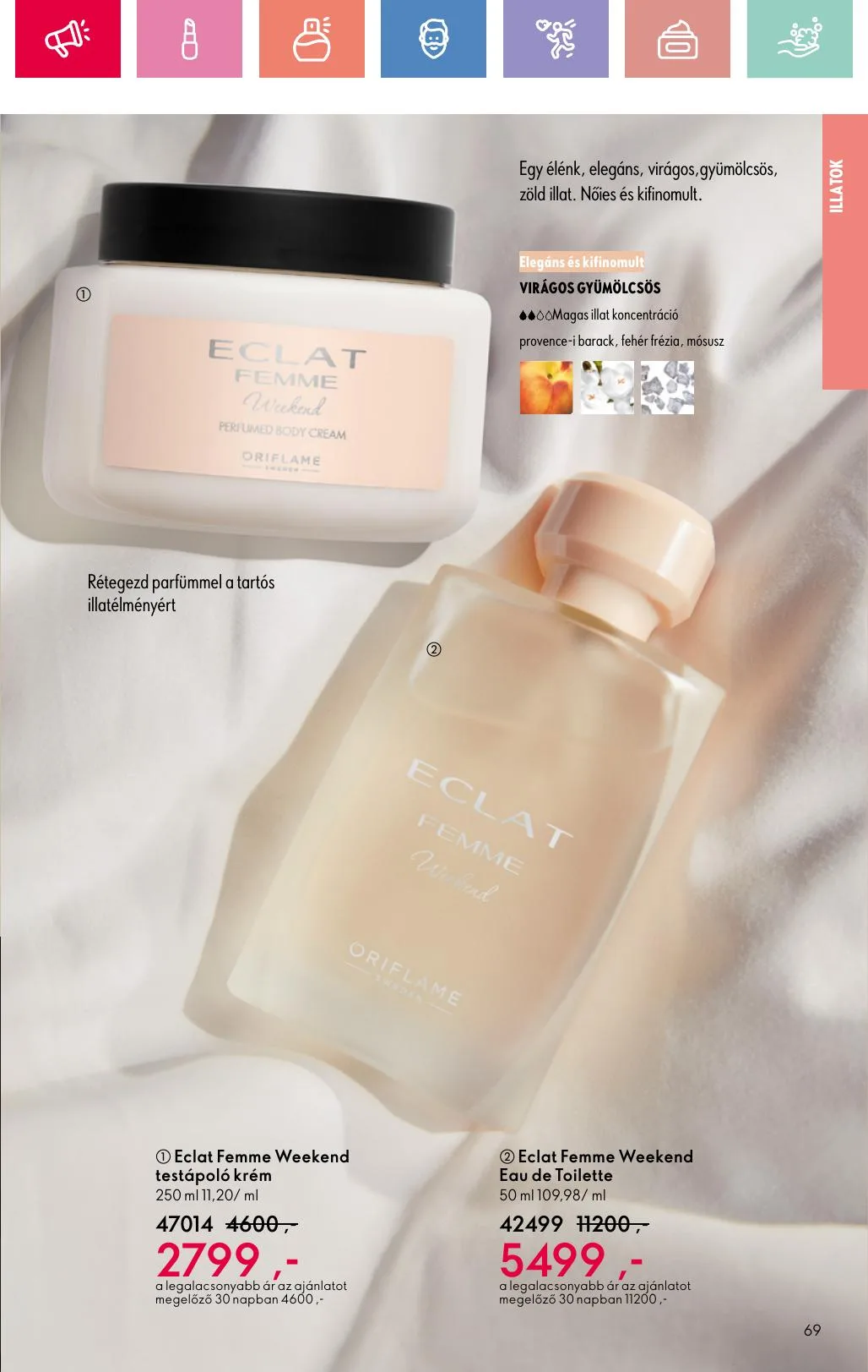 Oriflame akciós újság 07.06–07.26 – 69. oldal