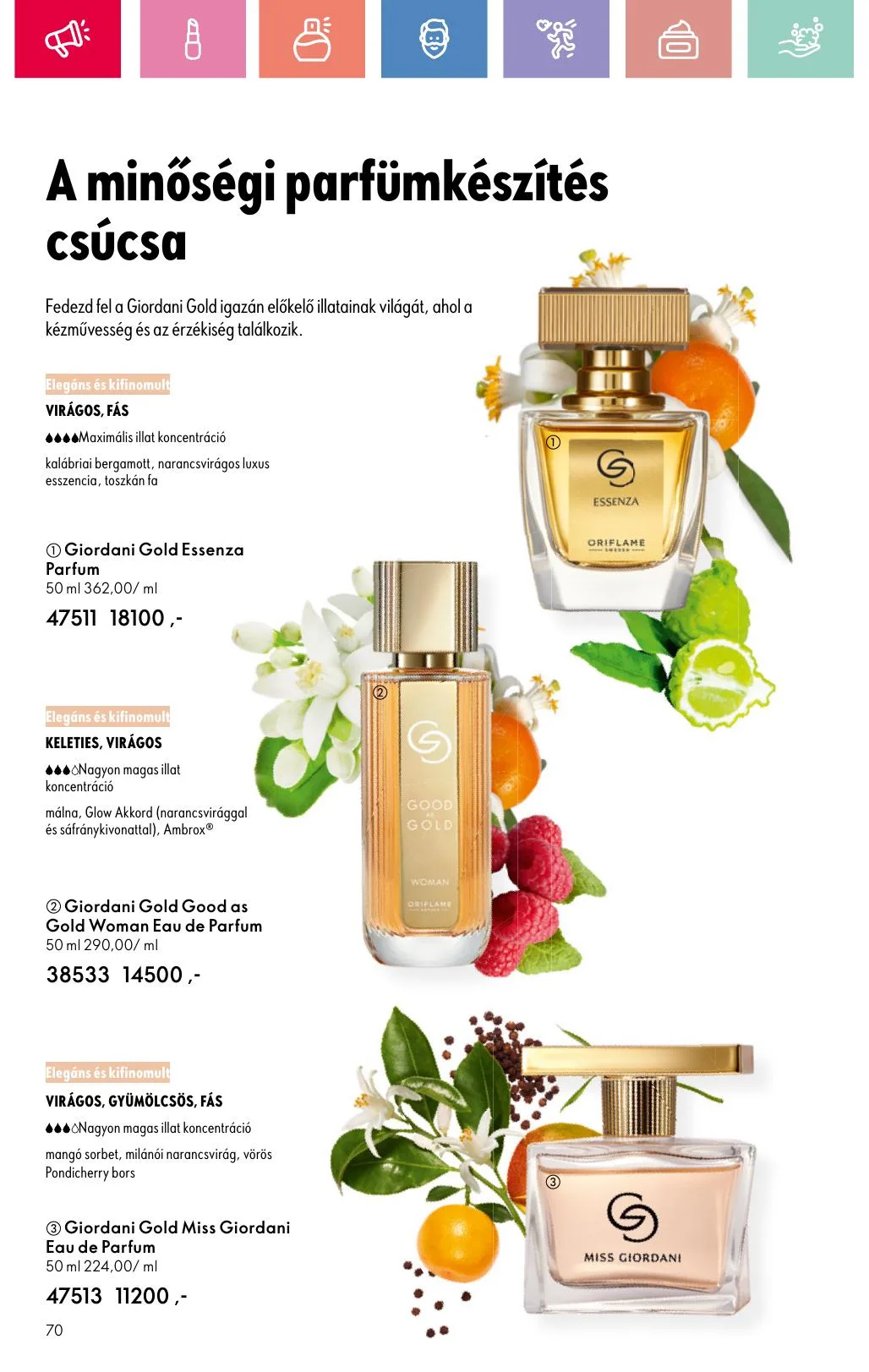 Oriflame akciós újság 07.06–07.26 – 70. oldal