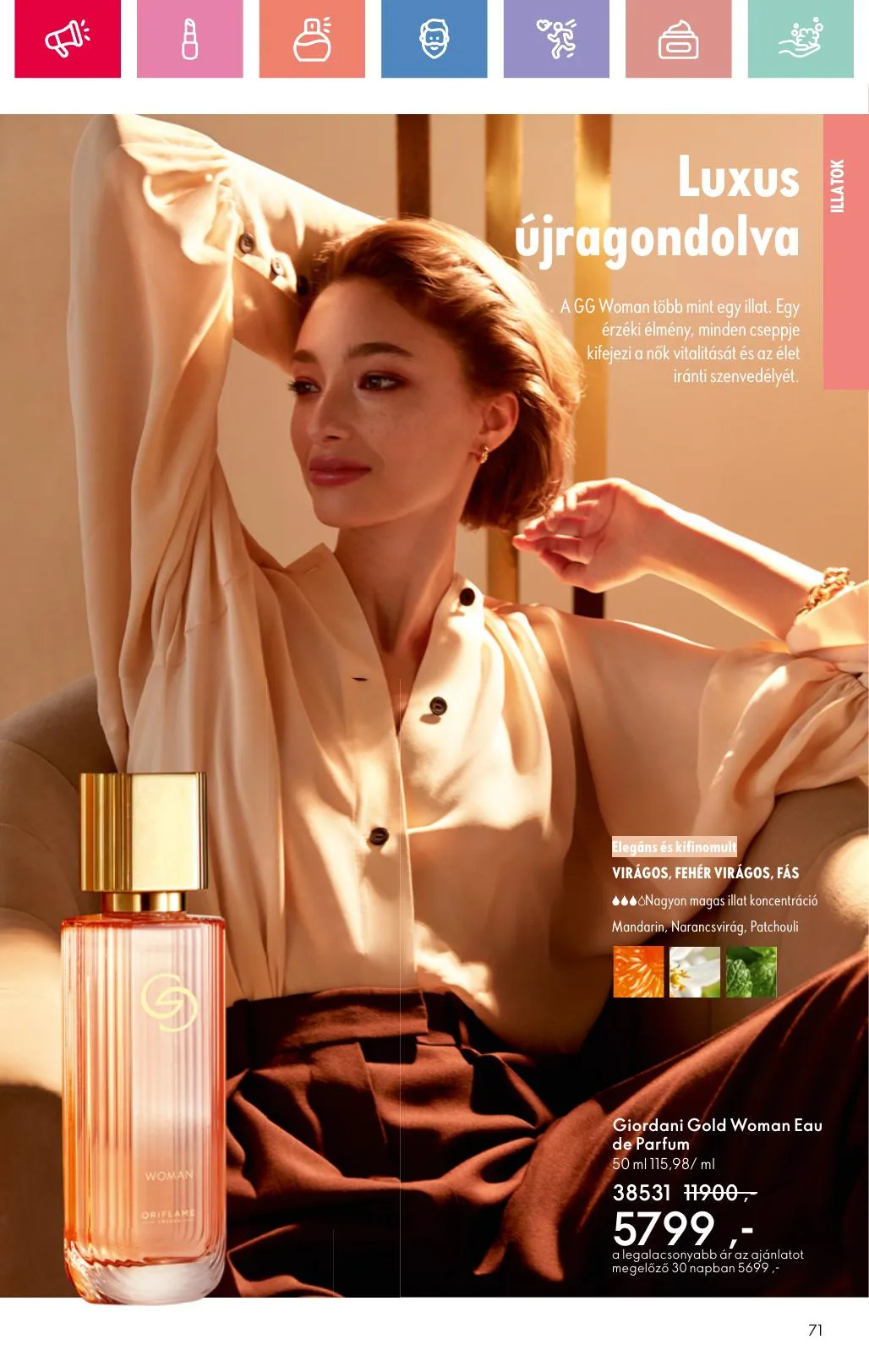 Oriflame akciós újság 07.06–07.26 – 71. oldal