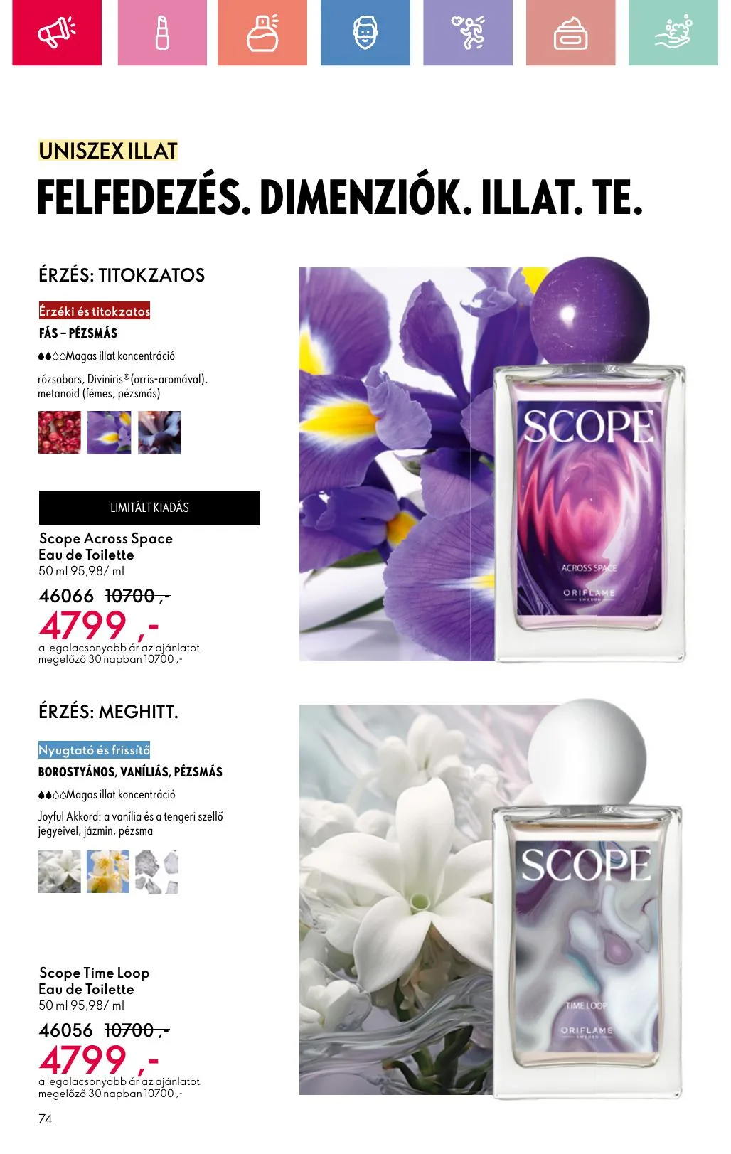 Oriflame akciós újság 07.06–07.26 – 74. oldal