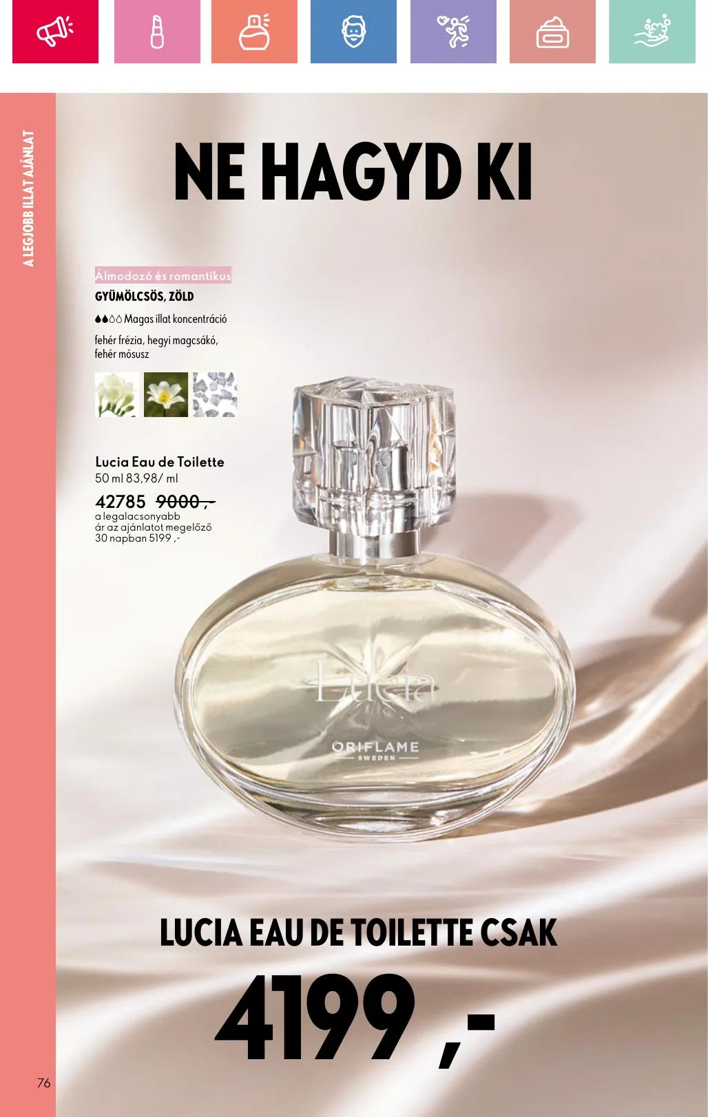 Oriflame akciós újság 07.06–07.26 – 76. oldal