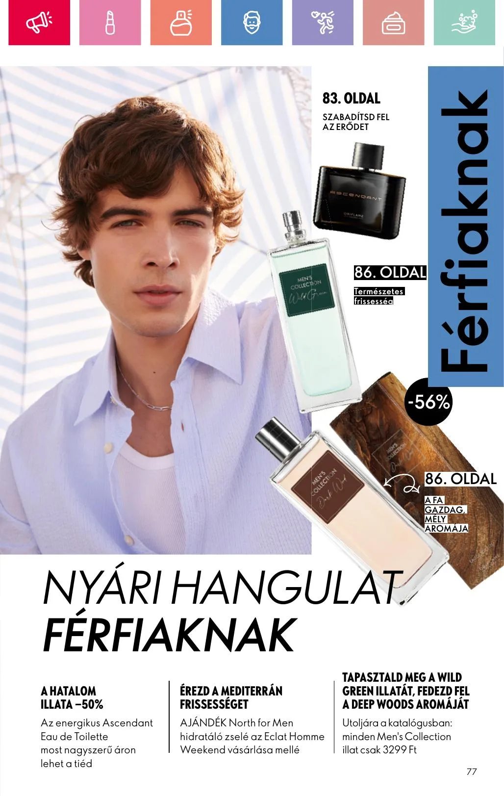 Oriflame akciós újság 07.06–07.26 – 77. oldal