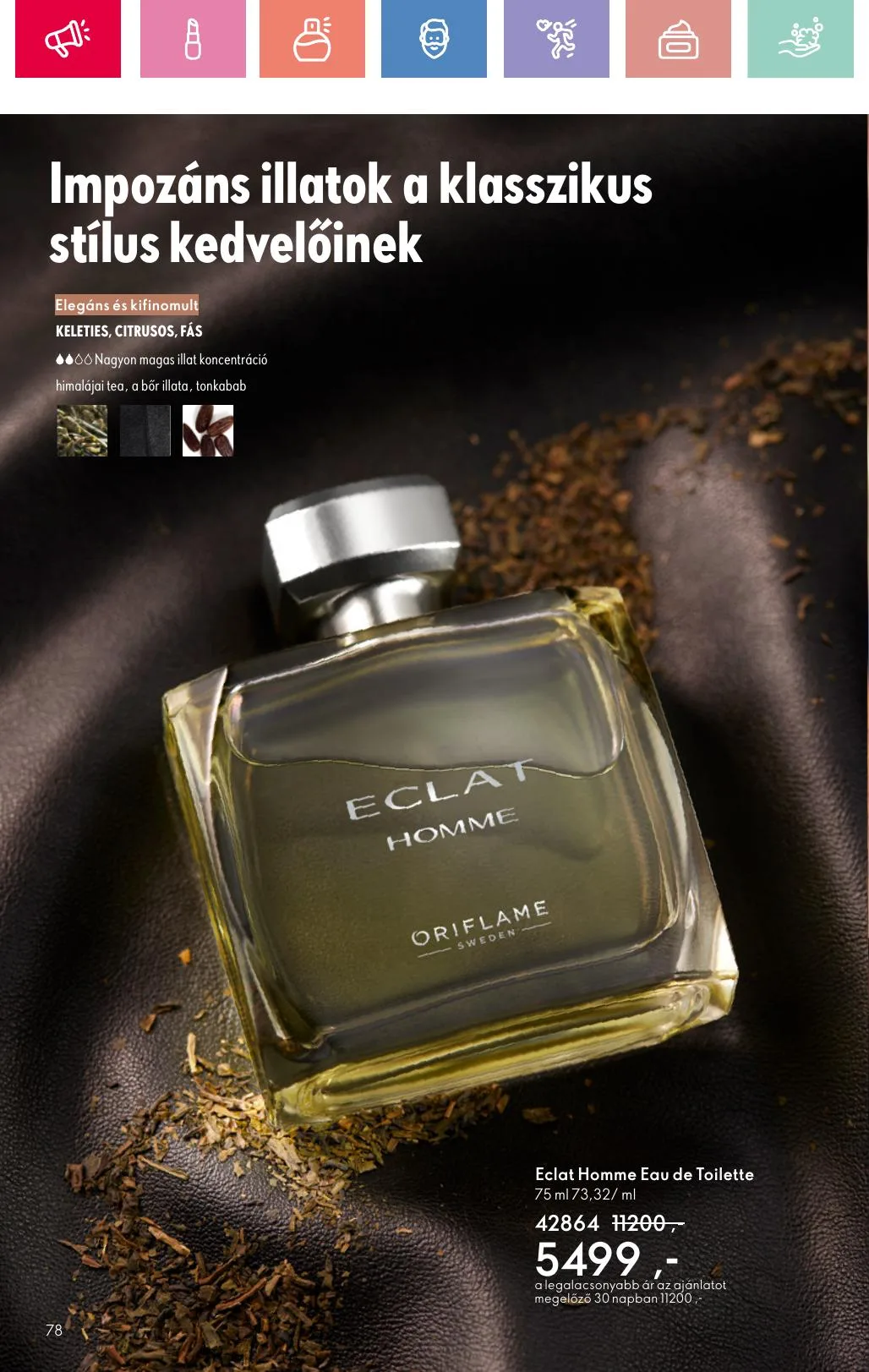 Oriflame akciós újság 07.06–07.26 – 78. oldal