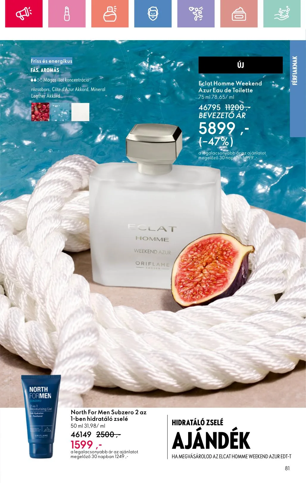 Oriflame akciós újság 07.06–07.26 – 81. oldal