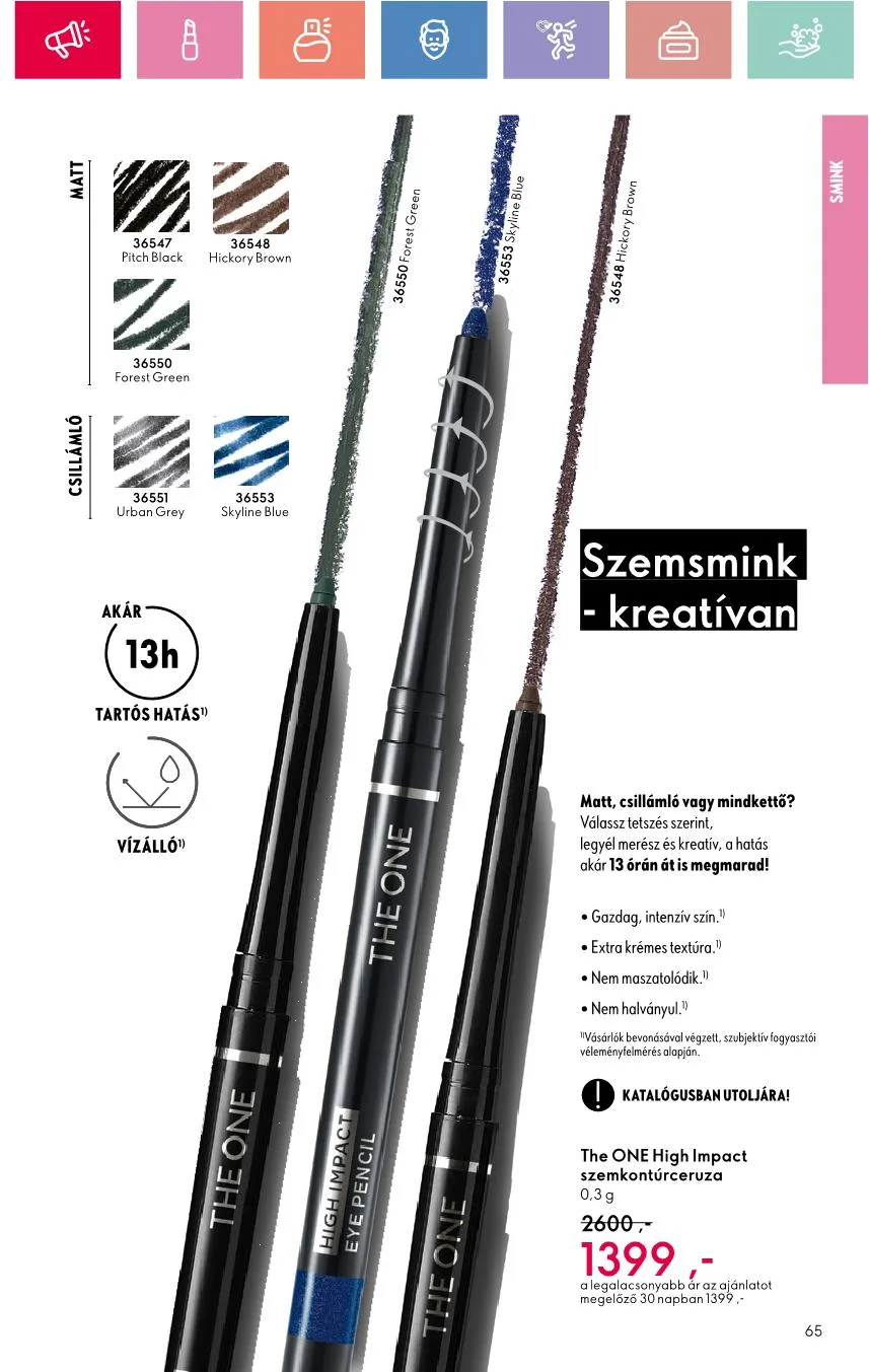 Oriflame akciós újság 07.27–08.16 – 127. oldal