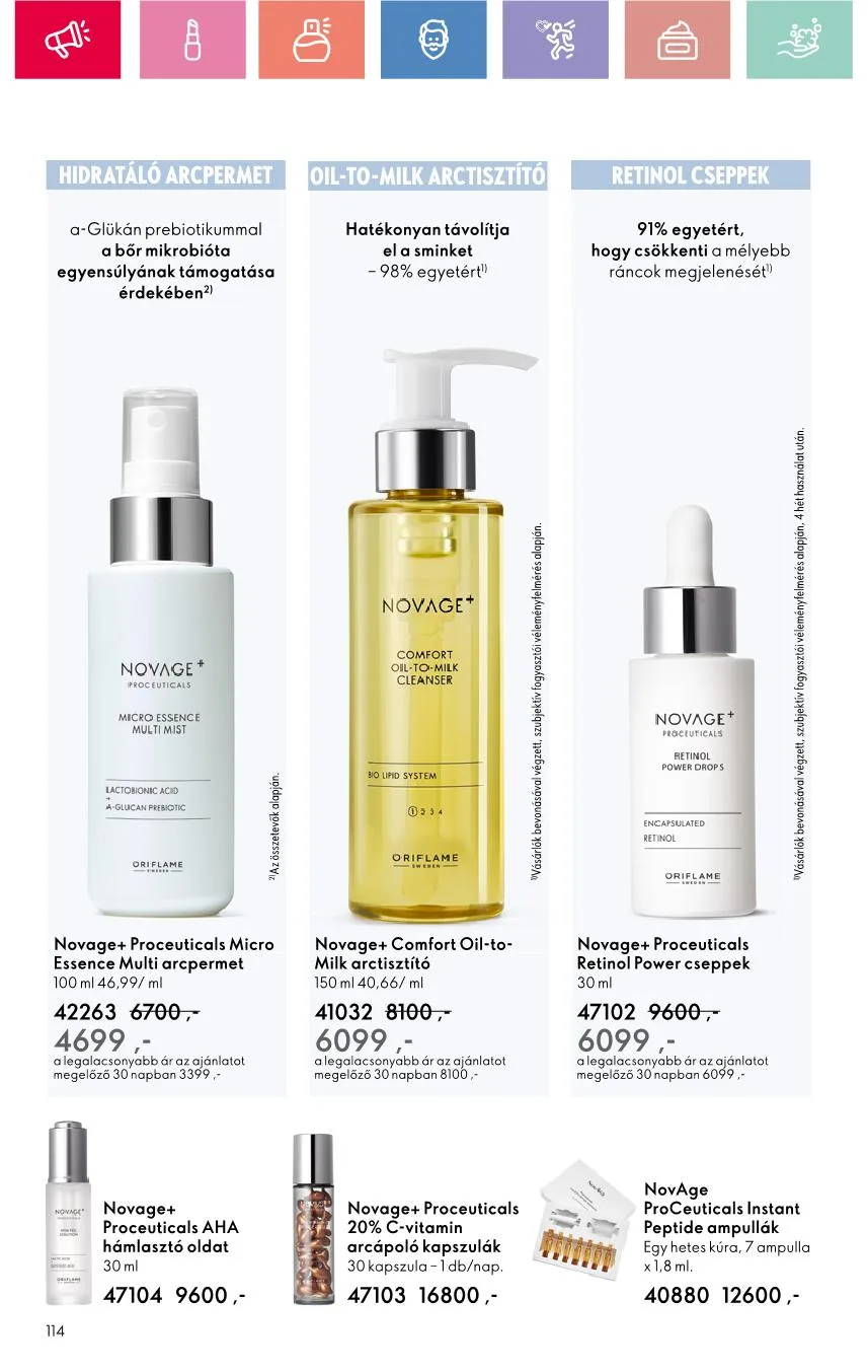 Oriflame akciós újság 07.27–08.16 – 18. oldal