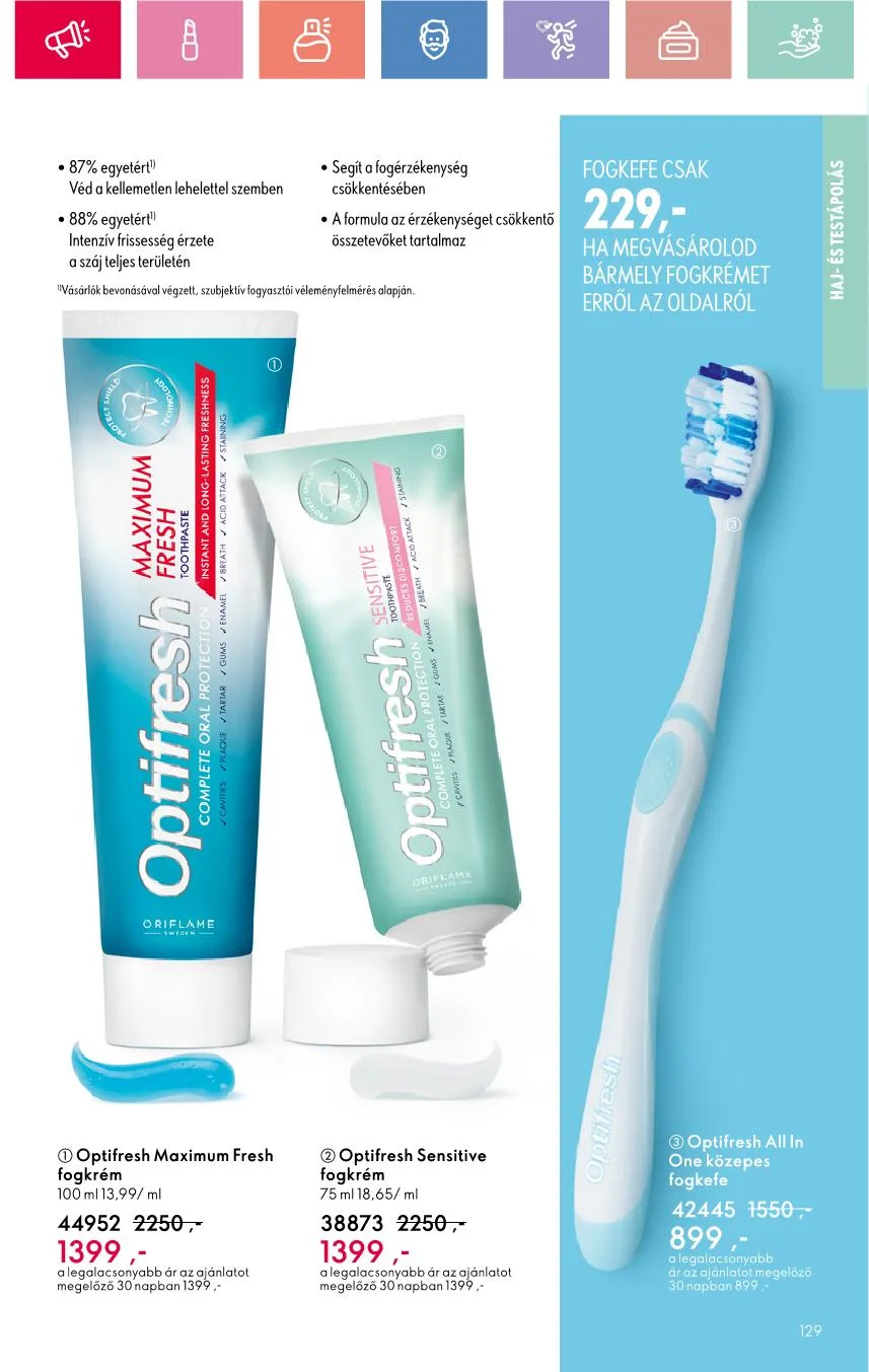 Oriflame akciós újság 07.27–08.16 – 34. oldal