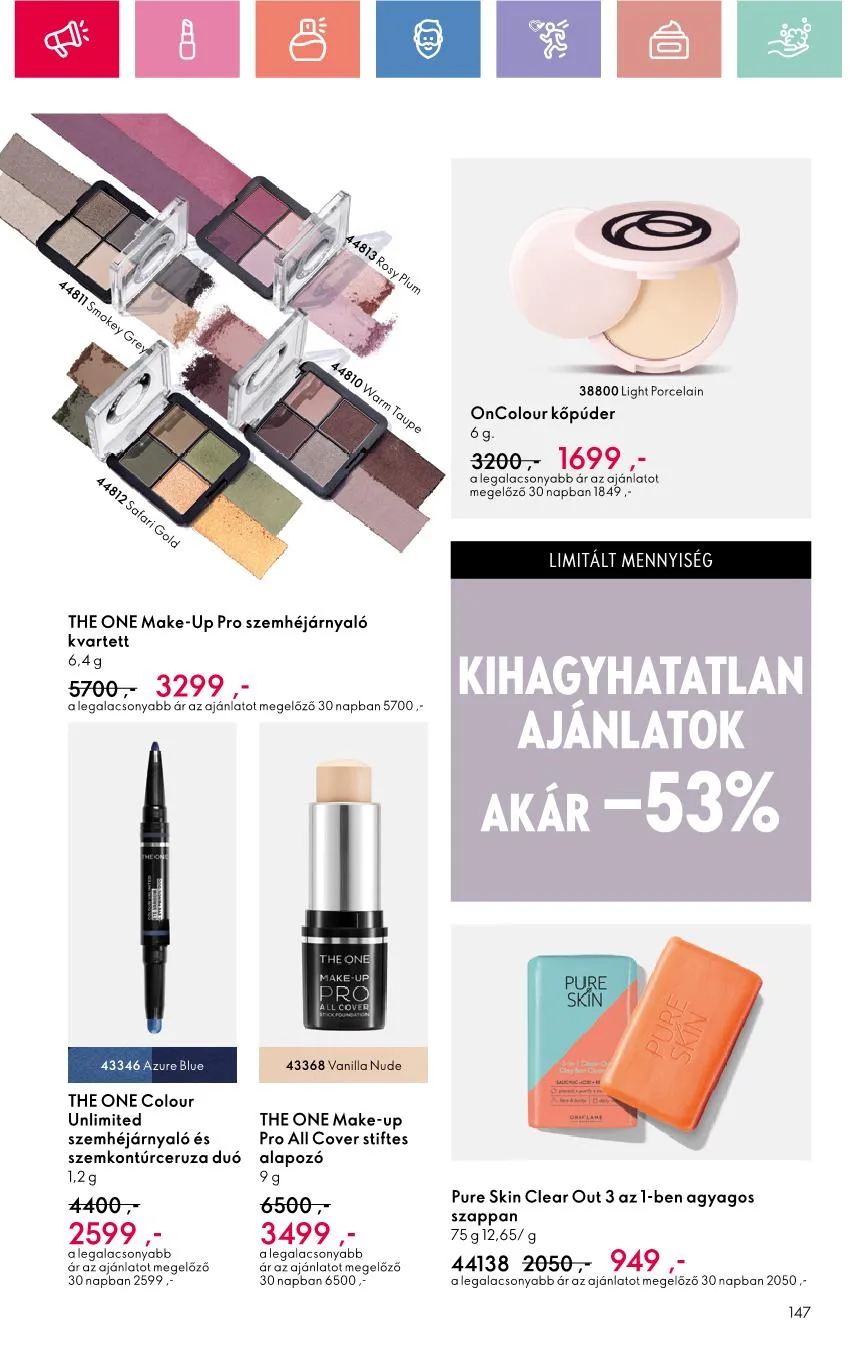 Oriflame akciós újság 07.27–08.16 – 54. oldal