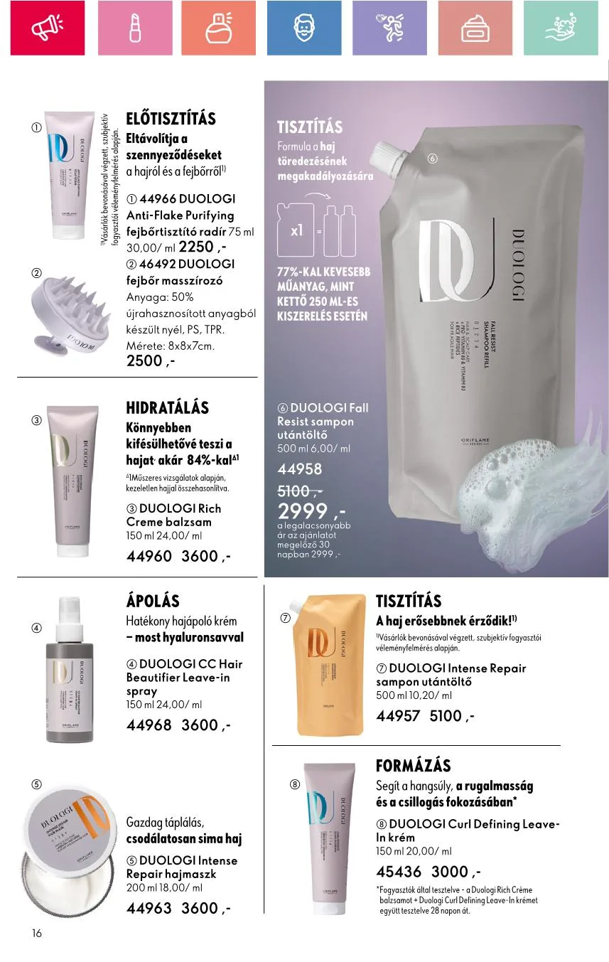 Oriflame akciós újság 07.27–08.16 – 68. oldal