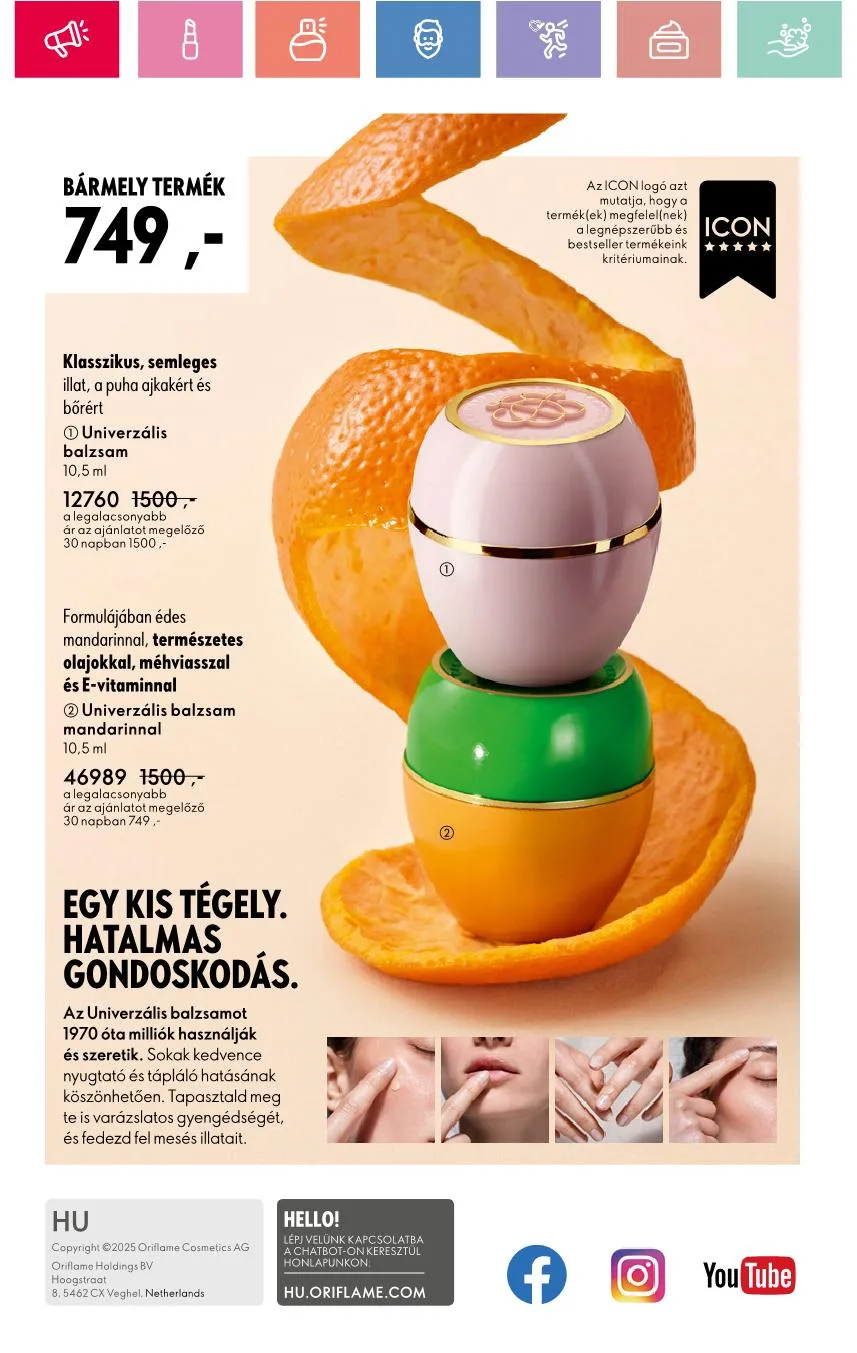 Oriflame akciós újság 07.27–08.16 – 73. oldal