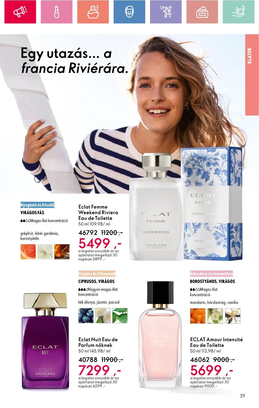 Oriflame akciós újság 07.27–08.16 – 98. oldal