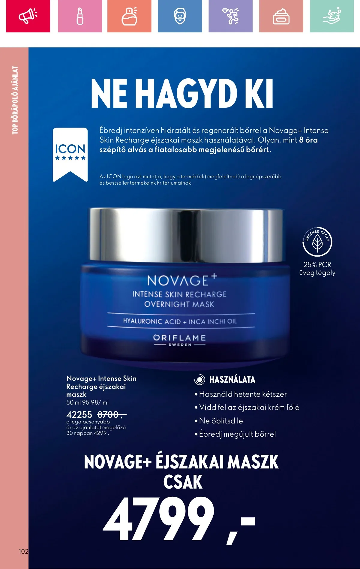 Oriflame akciós újság 08.17–09.06 – 102. oldal