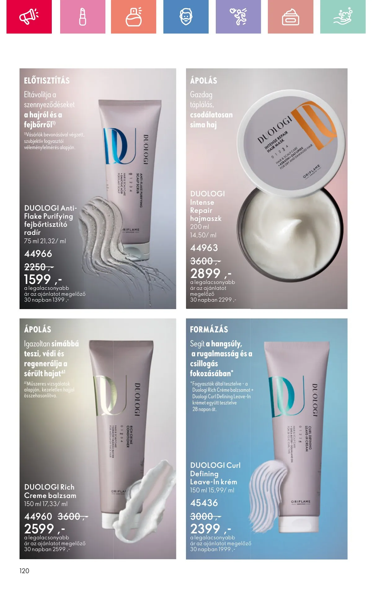 Oriflame akciós újság 08.17–09.06 – 120. oldal