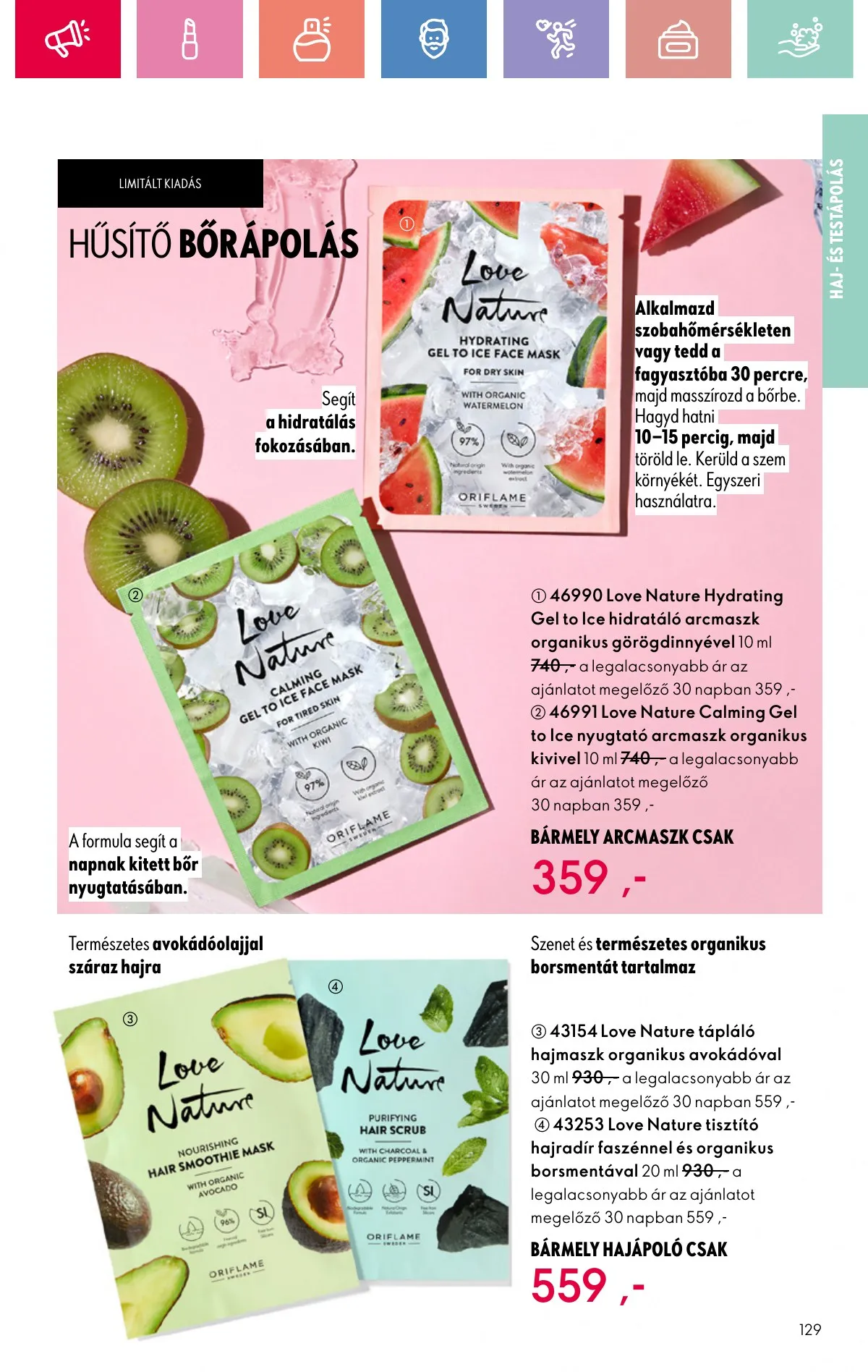 Oriflame akciós újság 08.17–09.06 – 129. oldal