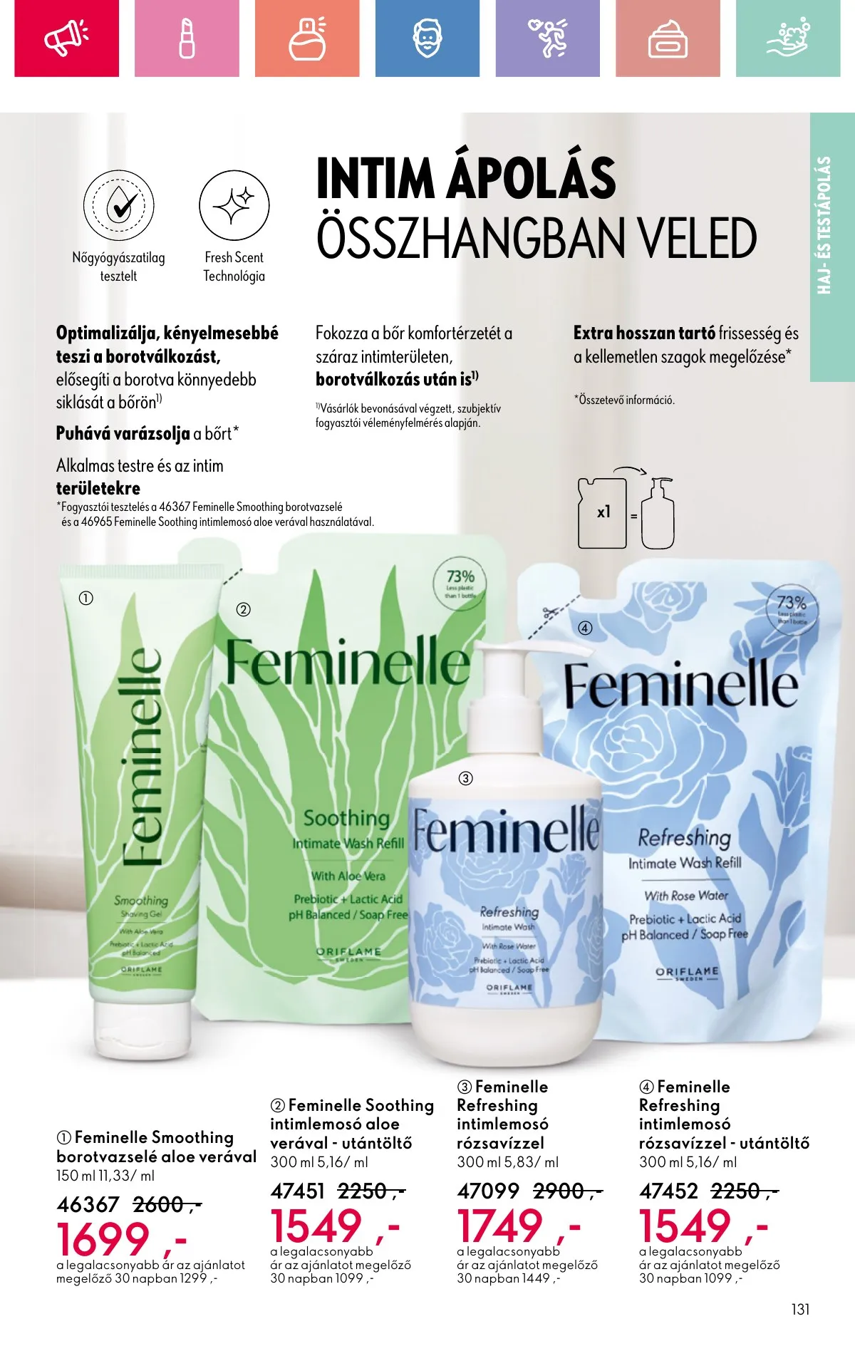 Oriflame akciós újság 08.17–09.06 – 131. oldal