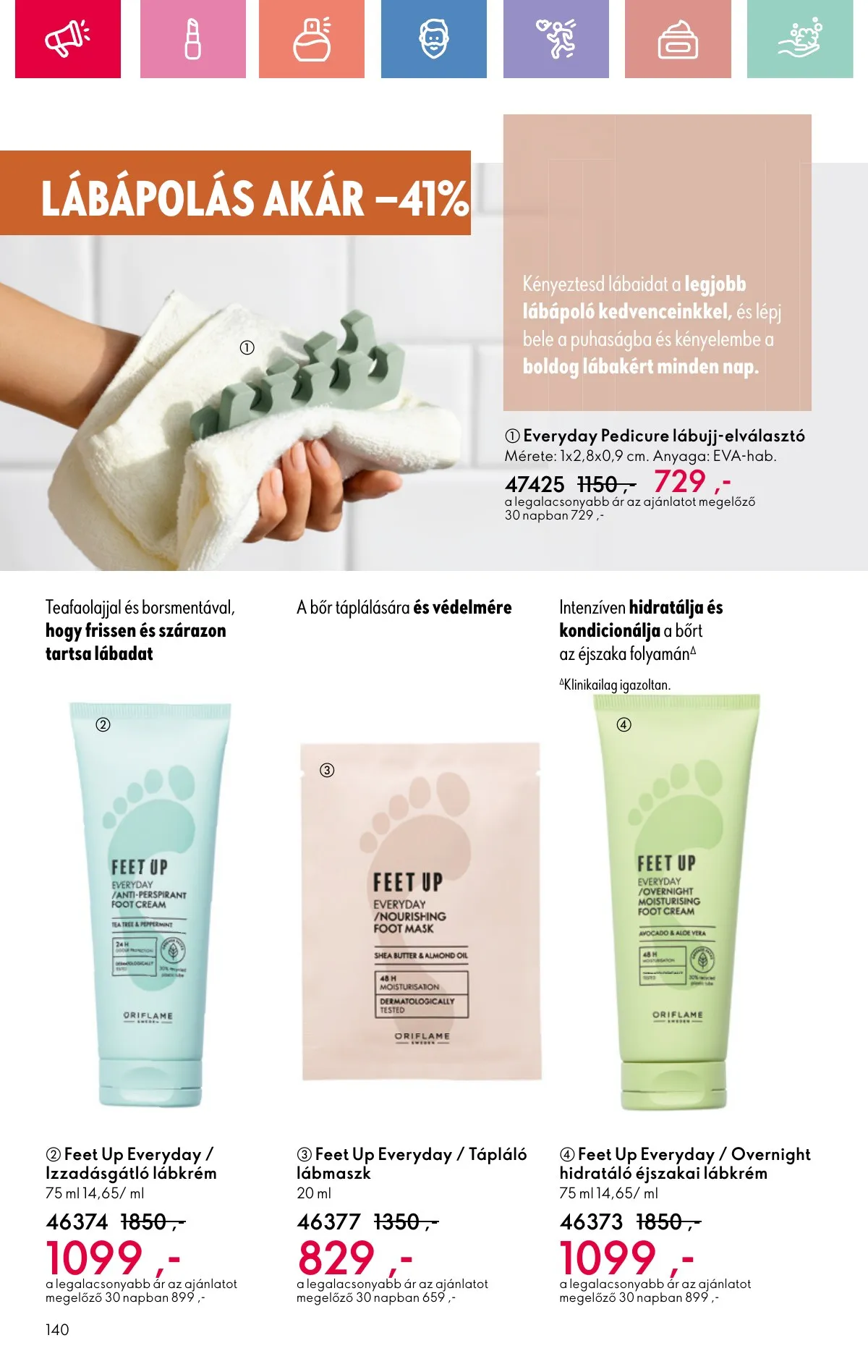 Oriflame akciós újság 08.17–09.06 – 140. oldal