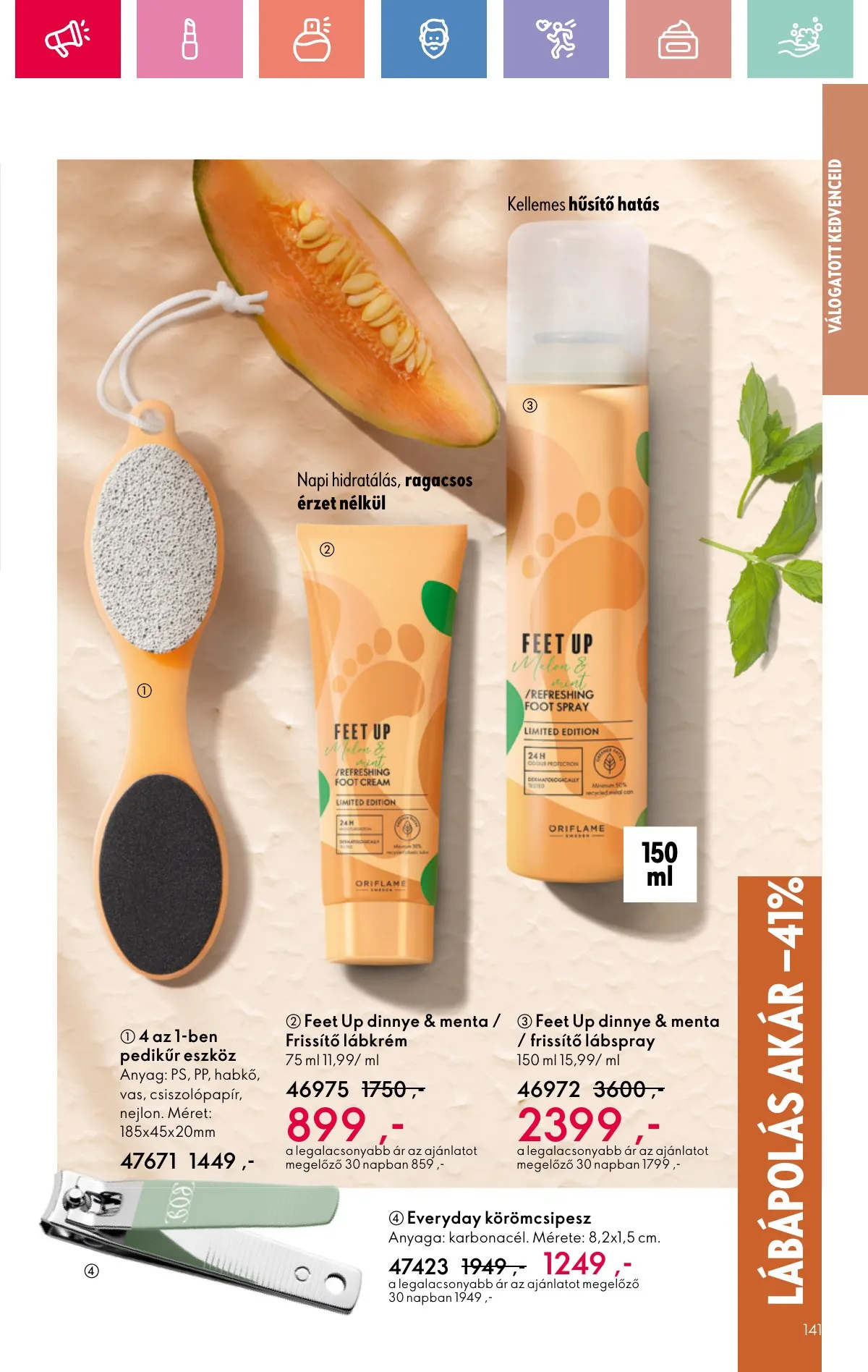 Oriflame akciós újság 08.17–09.06 – 141. oldal