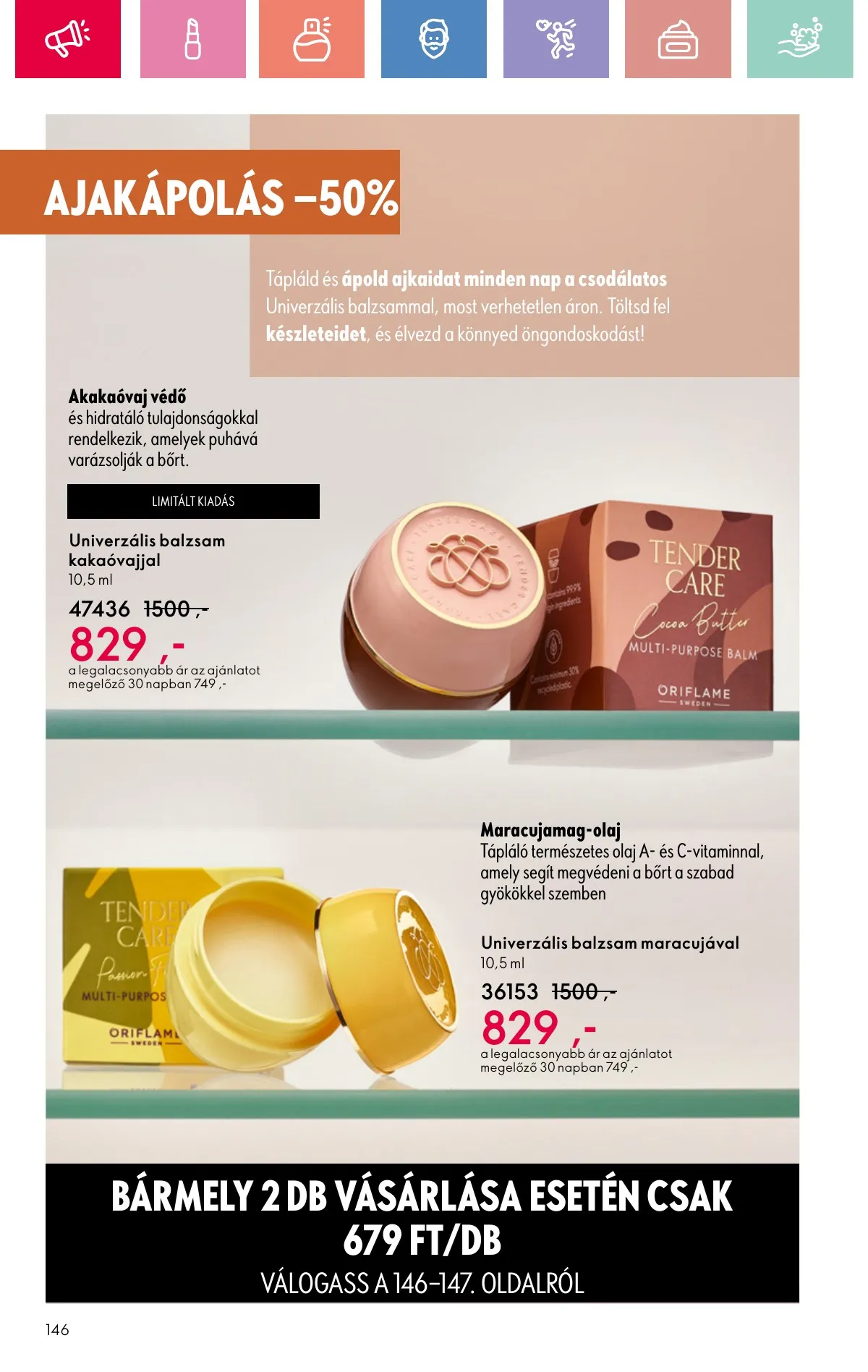Oriflame akciós újság 08.17–09.06 – 146. oldal