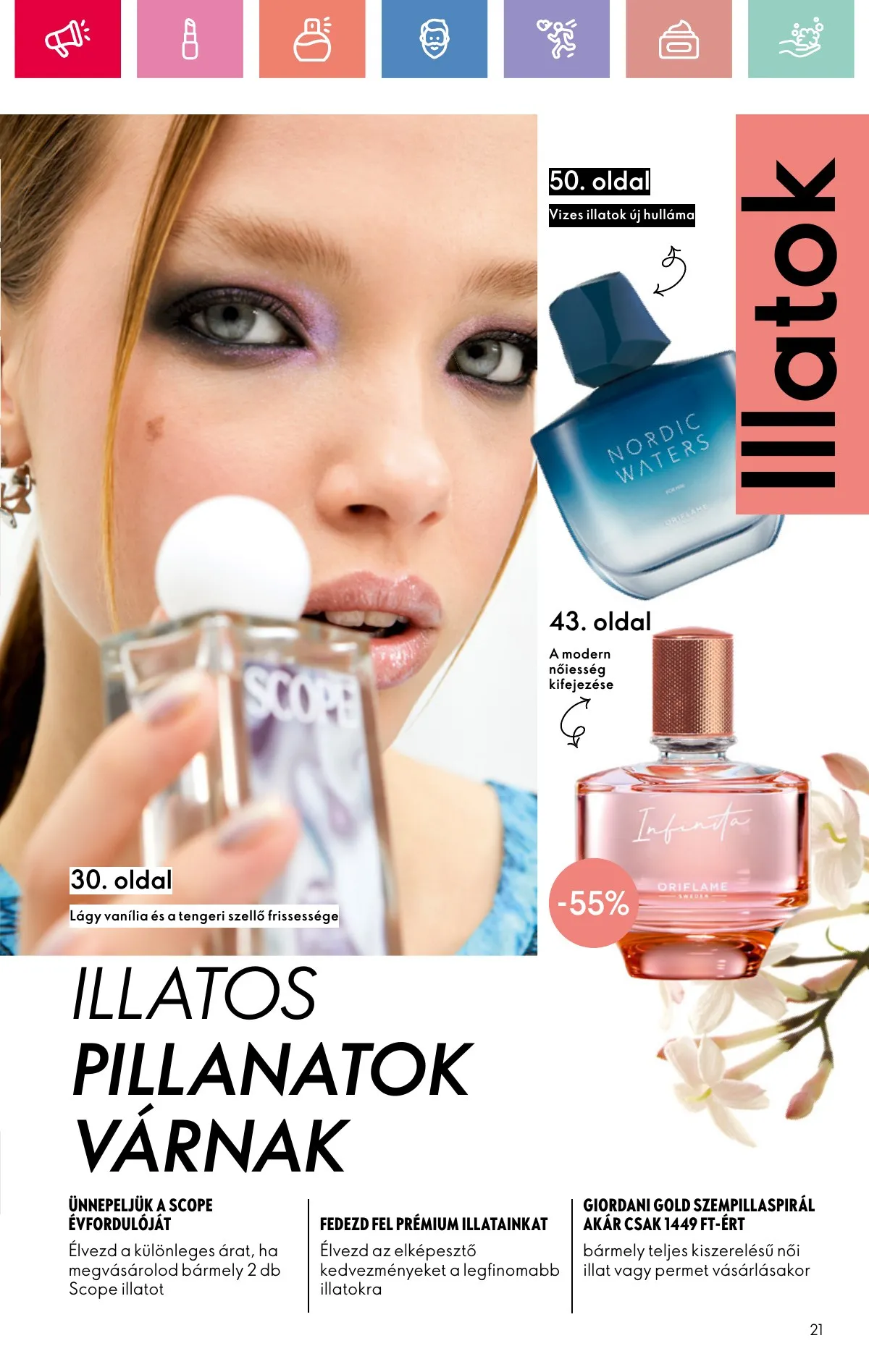Oriflame akciós újság 08.17–09.06 – 21. oldal
