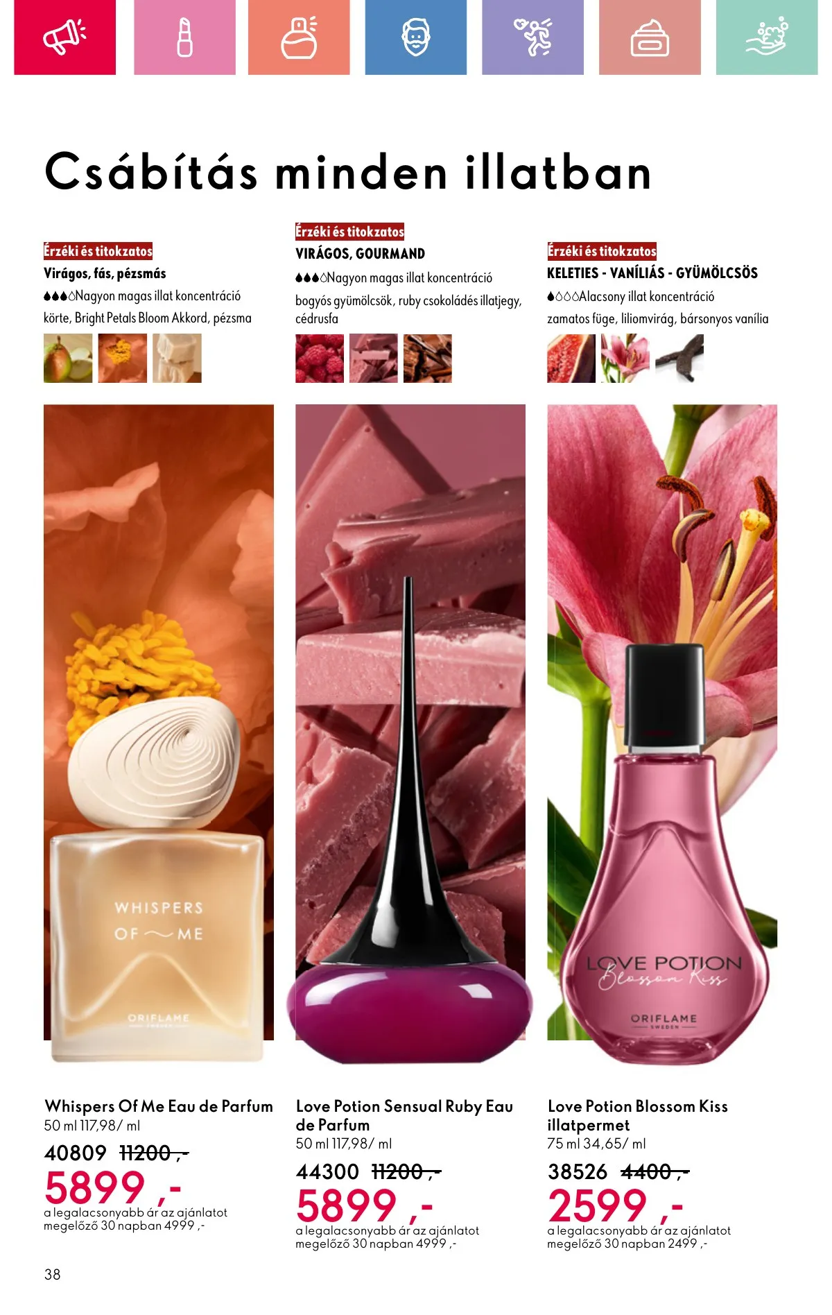Oriflame akciós újság 08.17–09.06 – 38. oldal
