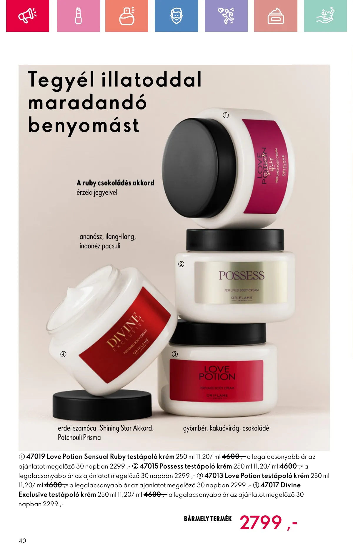 Oriflame akciós újság 08.17–09.06 – 40. oldal