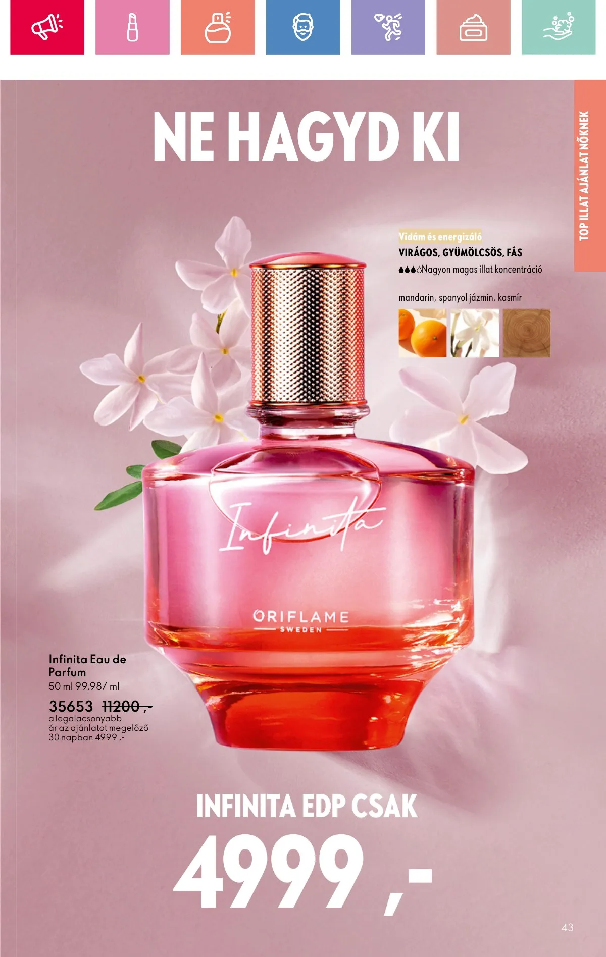 Oriflame akciós újság 08.17–09.06 – 43. oldal