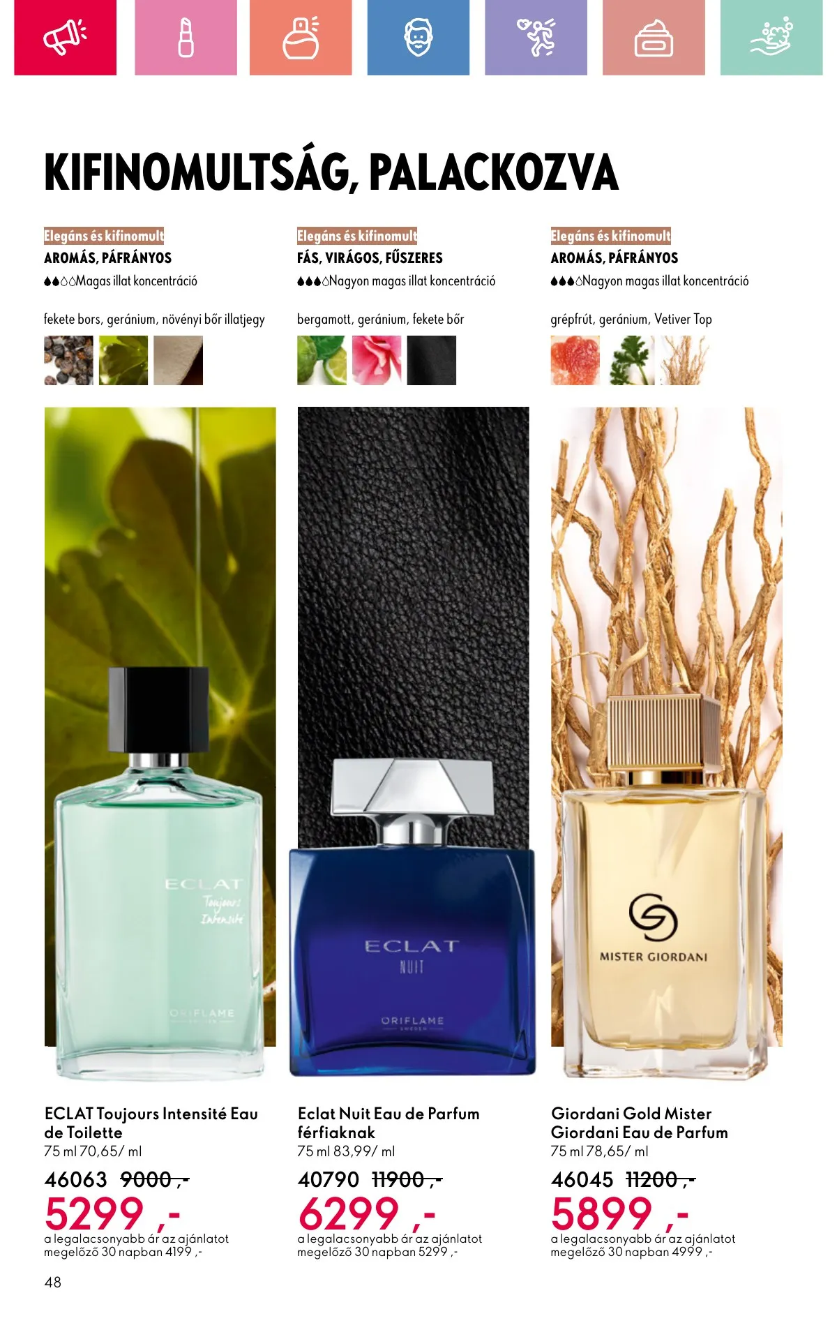 Oriflame akciós újság 08.17–09.06 – 48. oldal