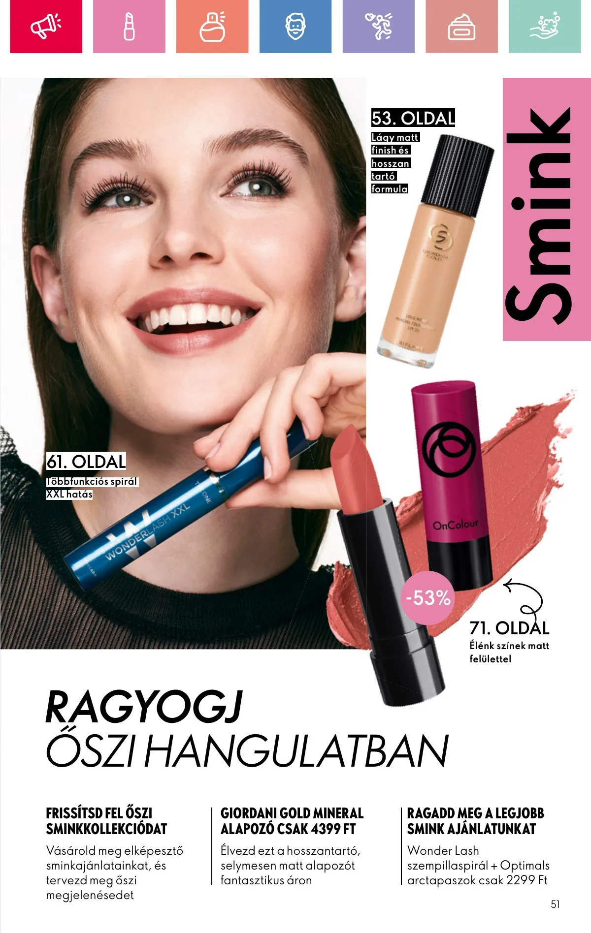 Oriflame akciós újság 08.17–09.06 – 51. oldal
