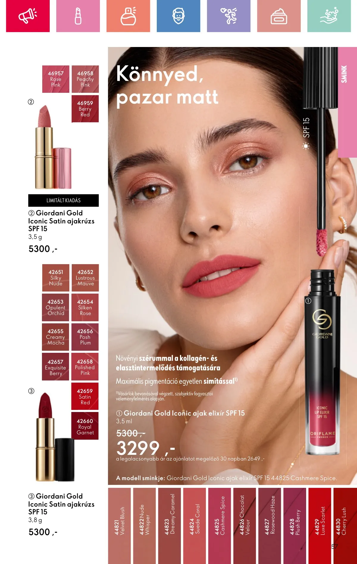 Oriflame akciós újság 08.17–09.06 – 57. oldal