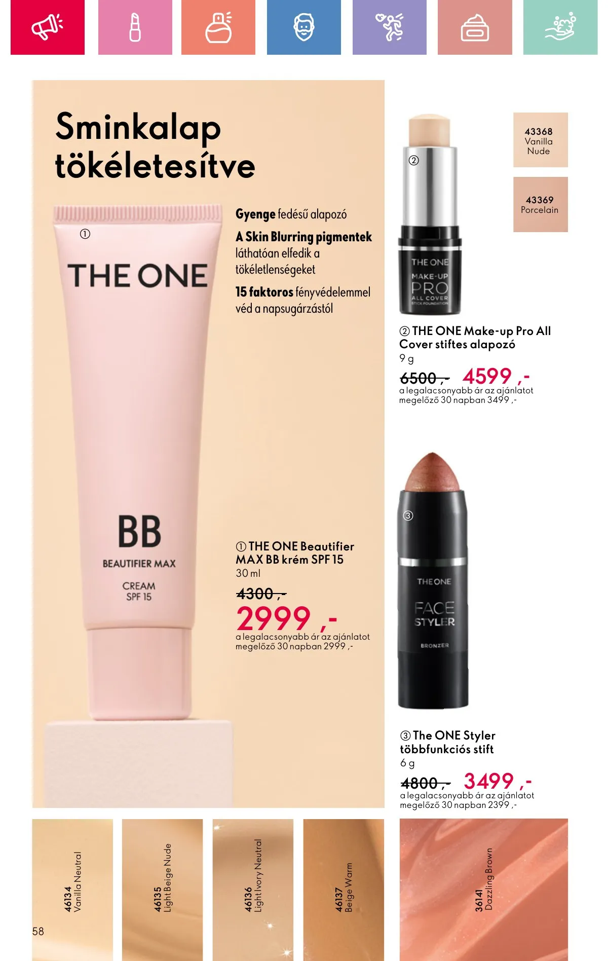 Oriflame akciós újság 08.17–09.06 – 58. oldal