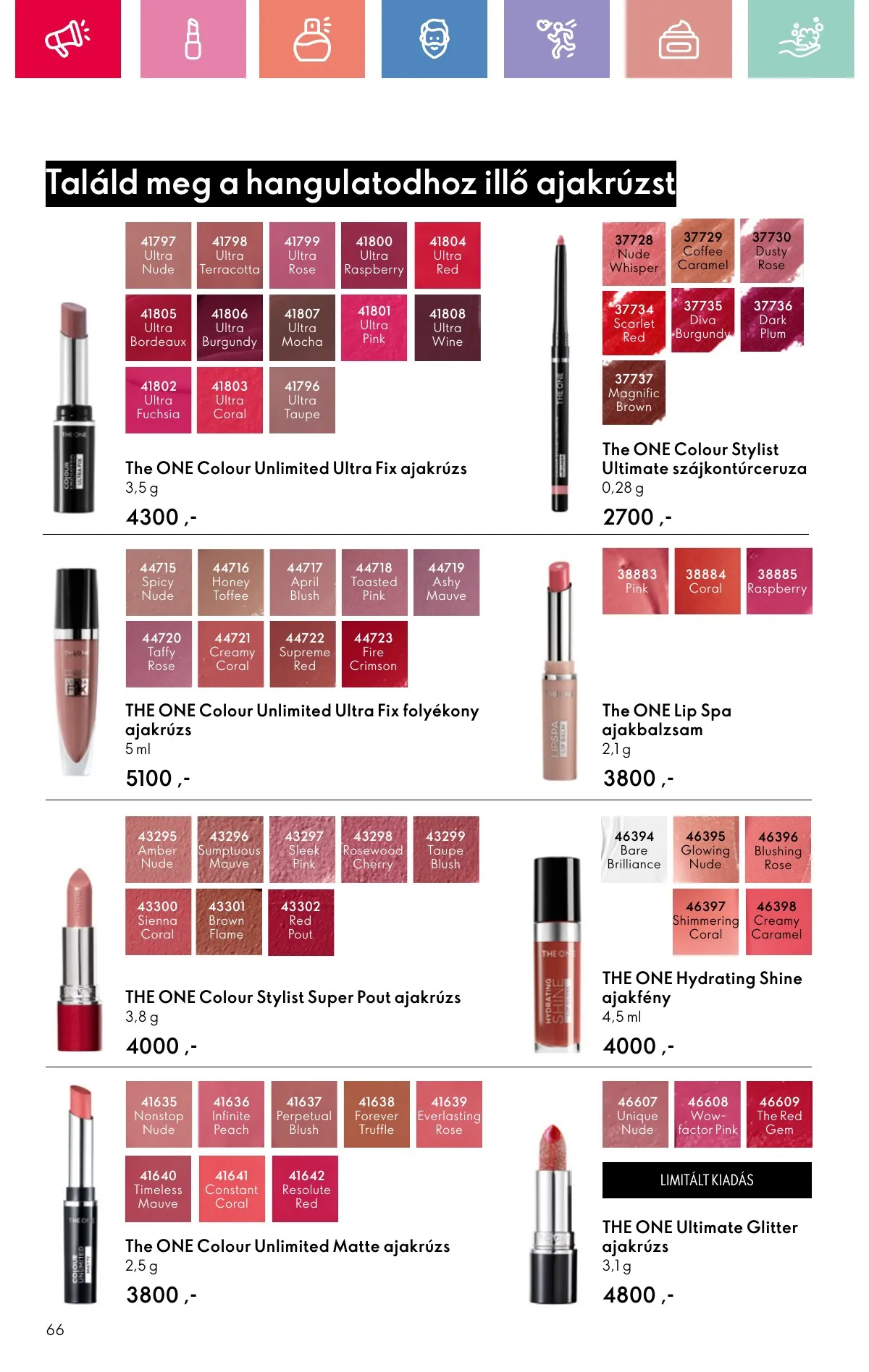 Oriflame akciós újság 08.17–09.06 – 66. oldal
