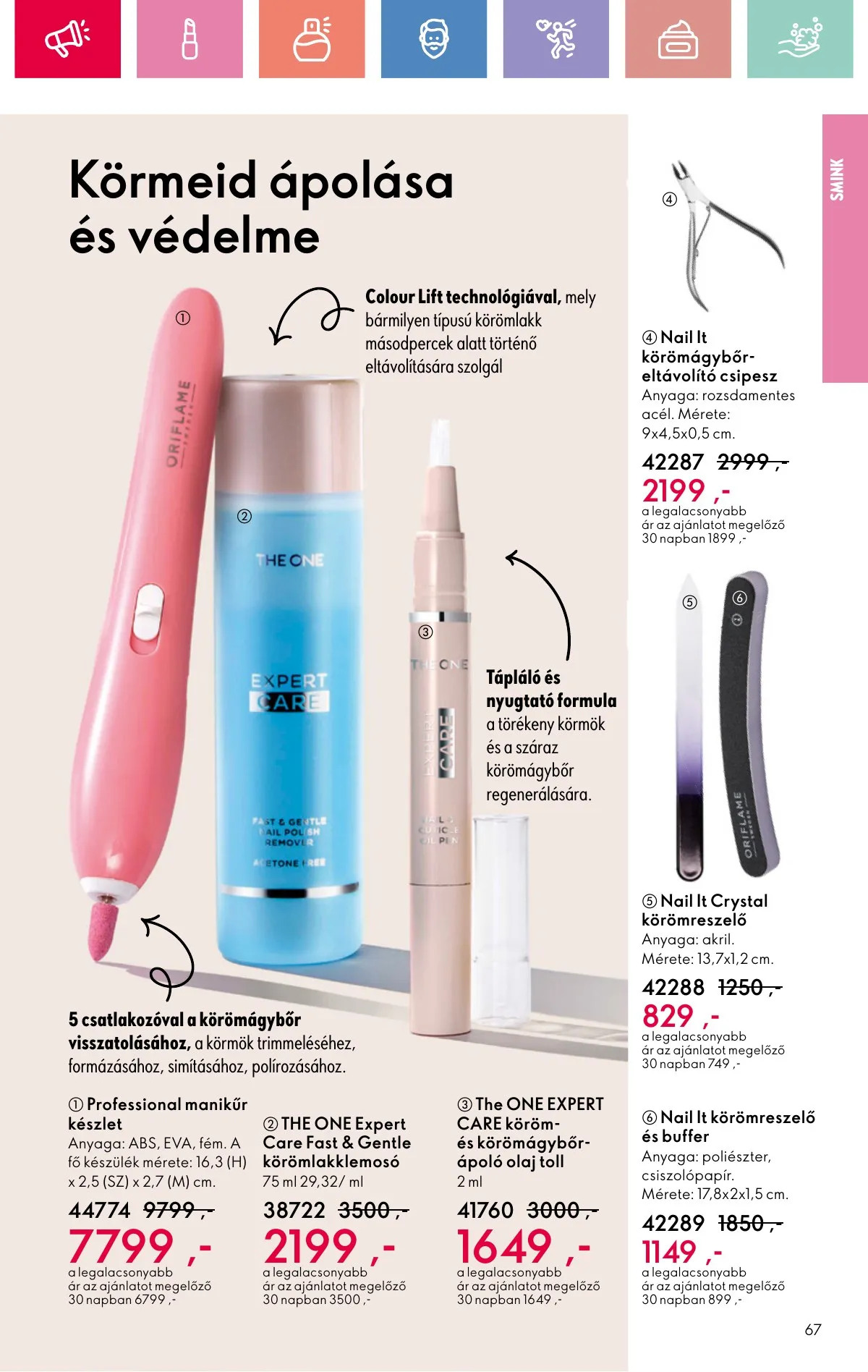 Oriflame akciós újság 08.17–09.06 – 67. oldal
