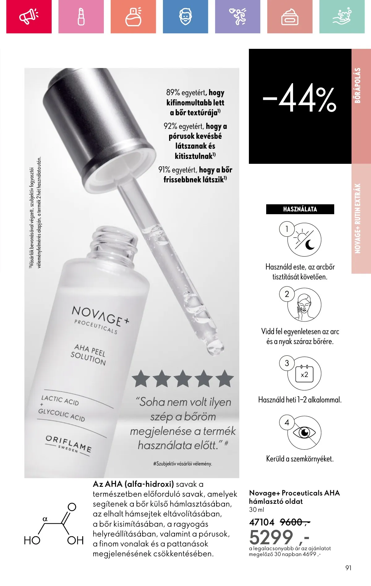 Oriflame akciós újság 08.17–09.06 – 91. oldal