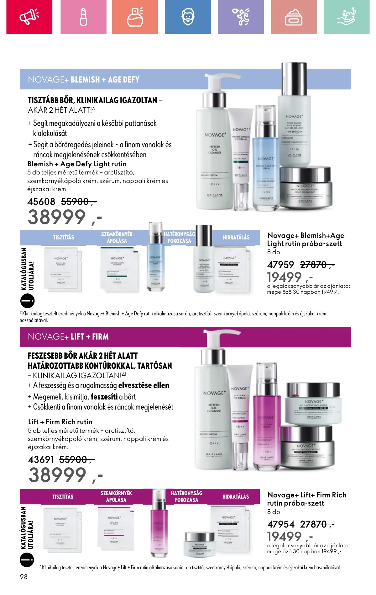 Oriflame akciós újság 08.17–09.06 – 98. oldal