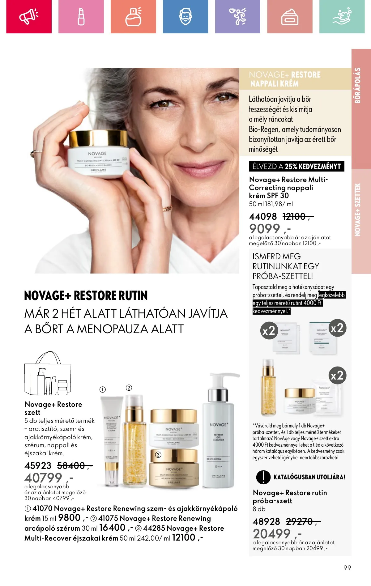 Oriflame akciós újság 08.17–09.06 – 99. oldal
