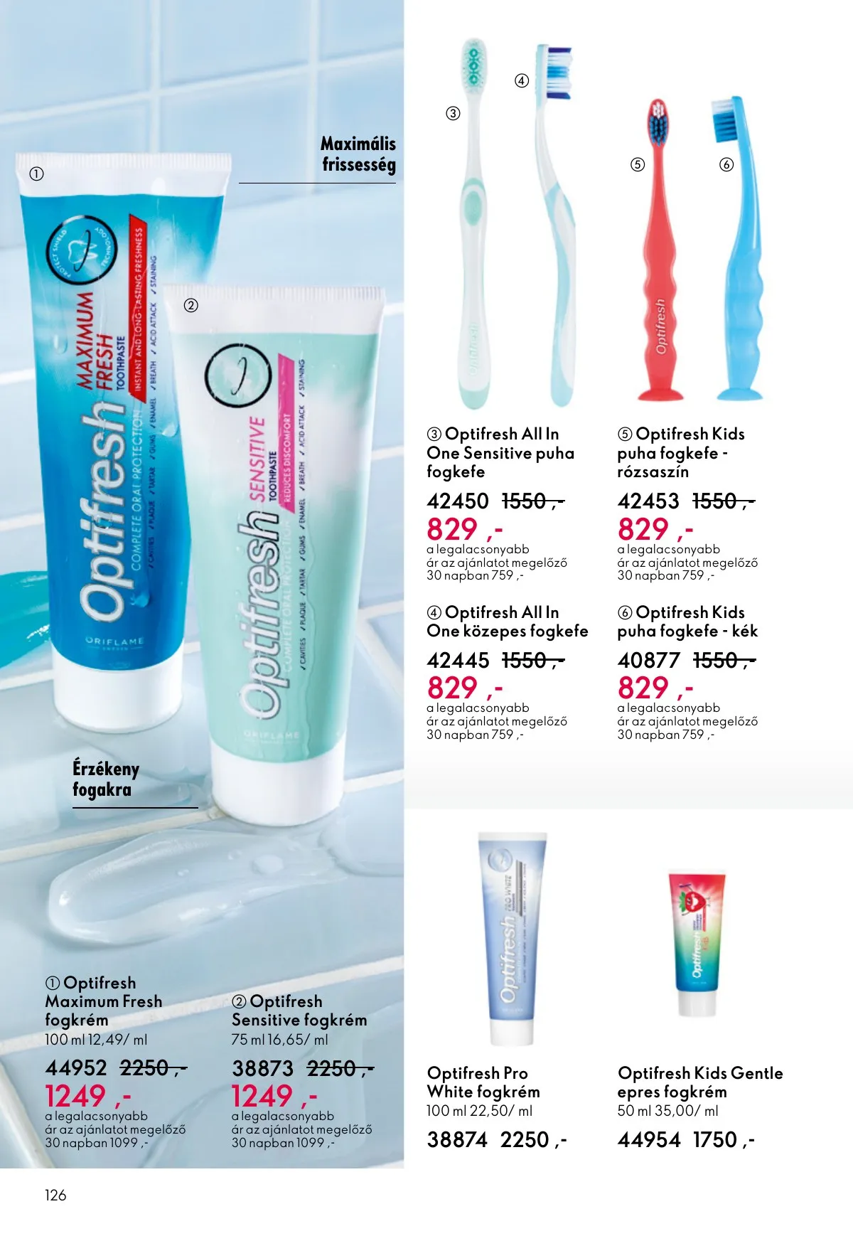 Oriflame akciós újság 09.07–09.30 – 126. oldal